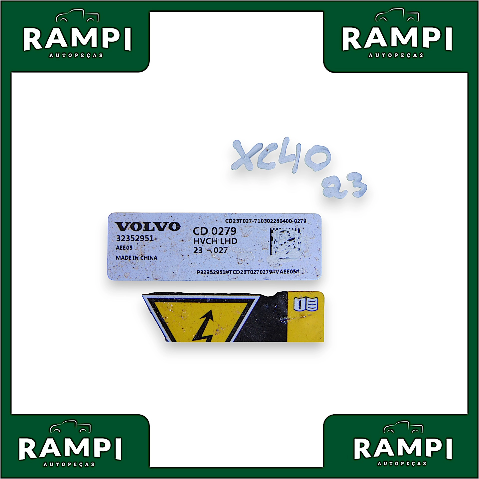 Modulo Controle Temperatura Agua Volvo Xc40 Recharge 2023 32352951