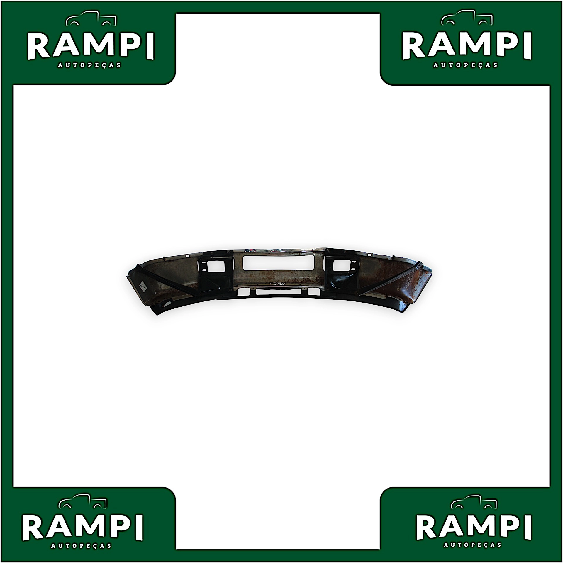 Parachoque Dianteiro Ford F250 Cromado (Com Detalhes) 