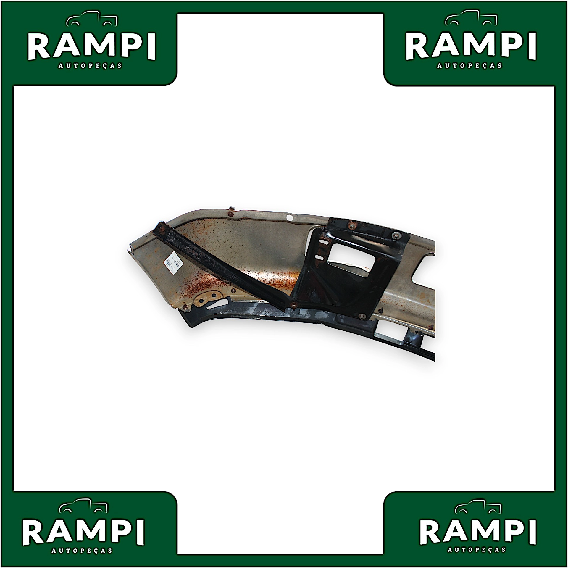 Parachoque Dianteiro Ford F250 Cromado (Com Detalhes) 