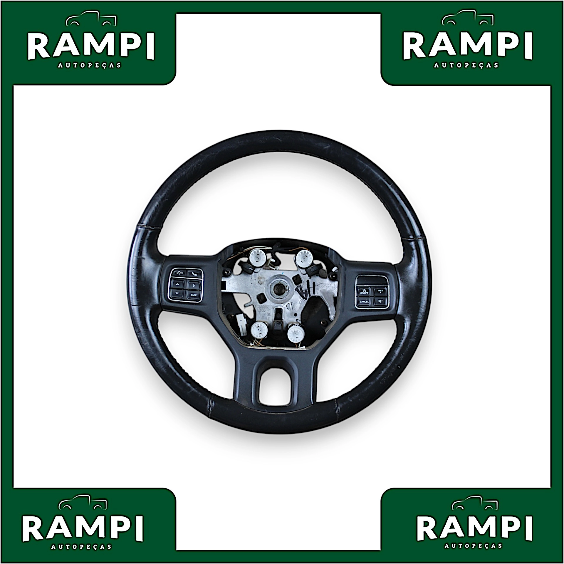 Volante De Direção Dodge Ram 2012 Com Comandos