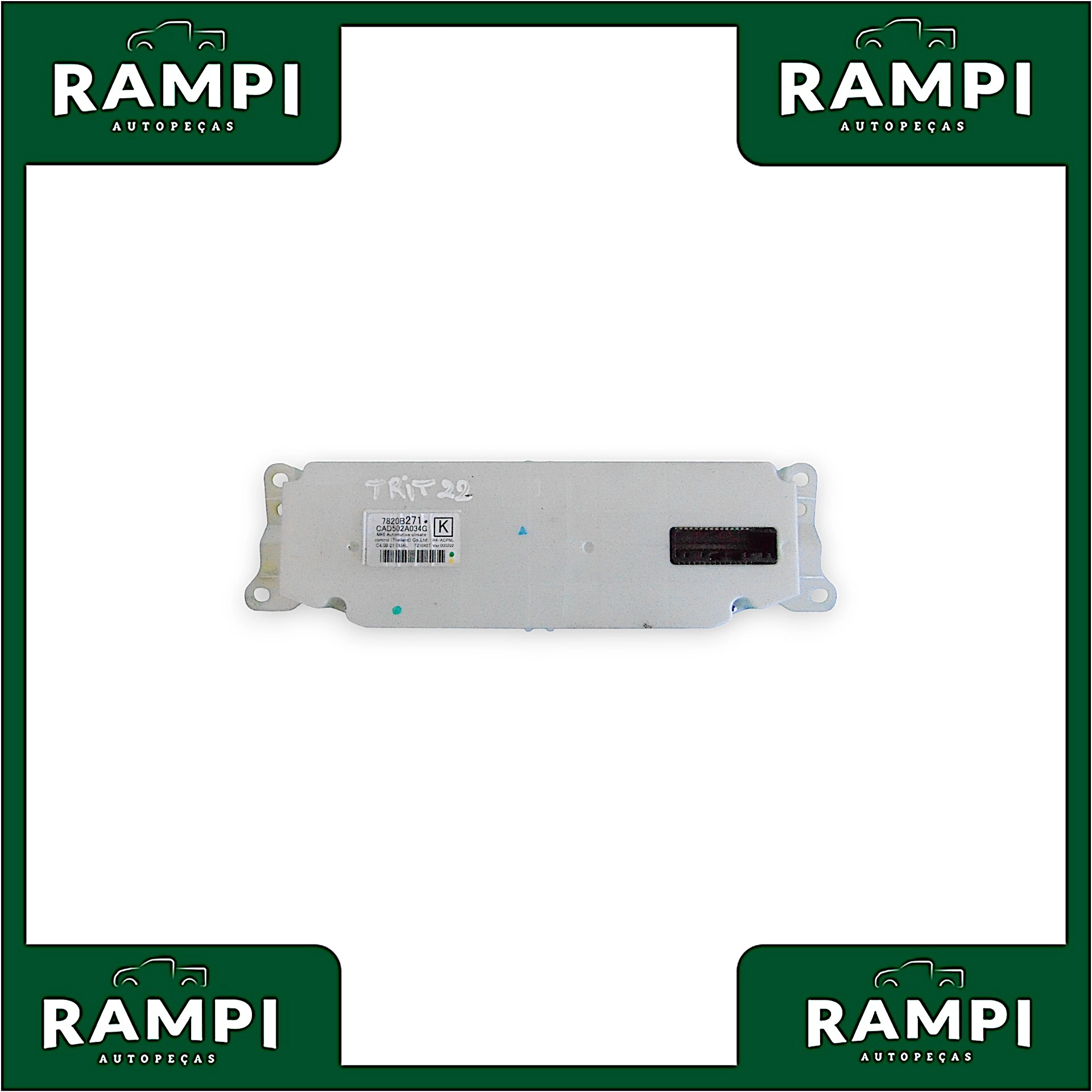 Comando Ar Condicionado Digital Mitsubishi L200 New Triton 2022 7820b271