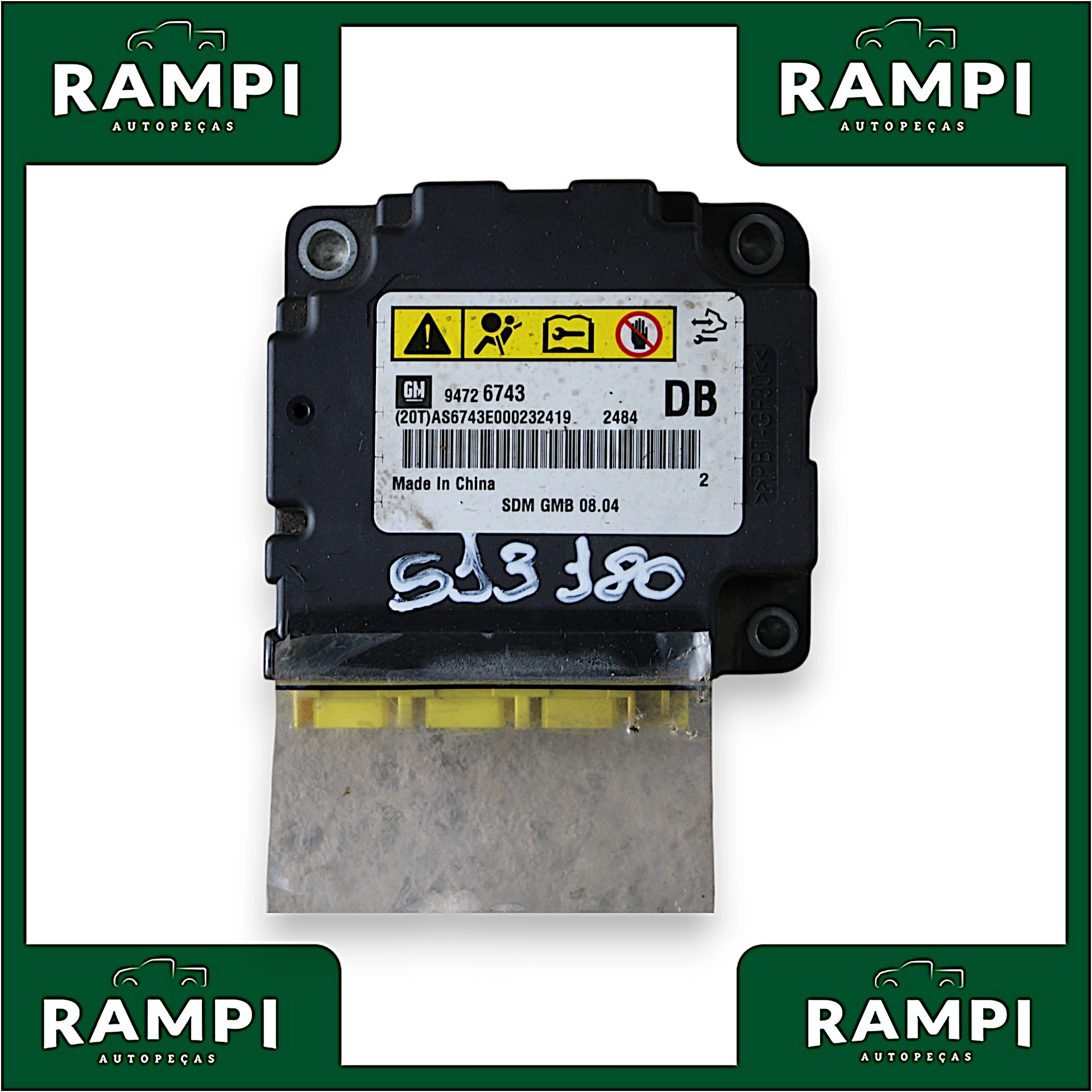 Kit Airbag Com Bolsa GM S10 2013 180cv 94726743