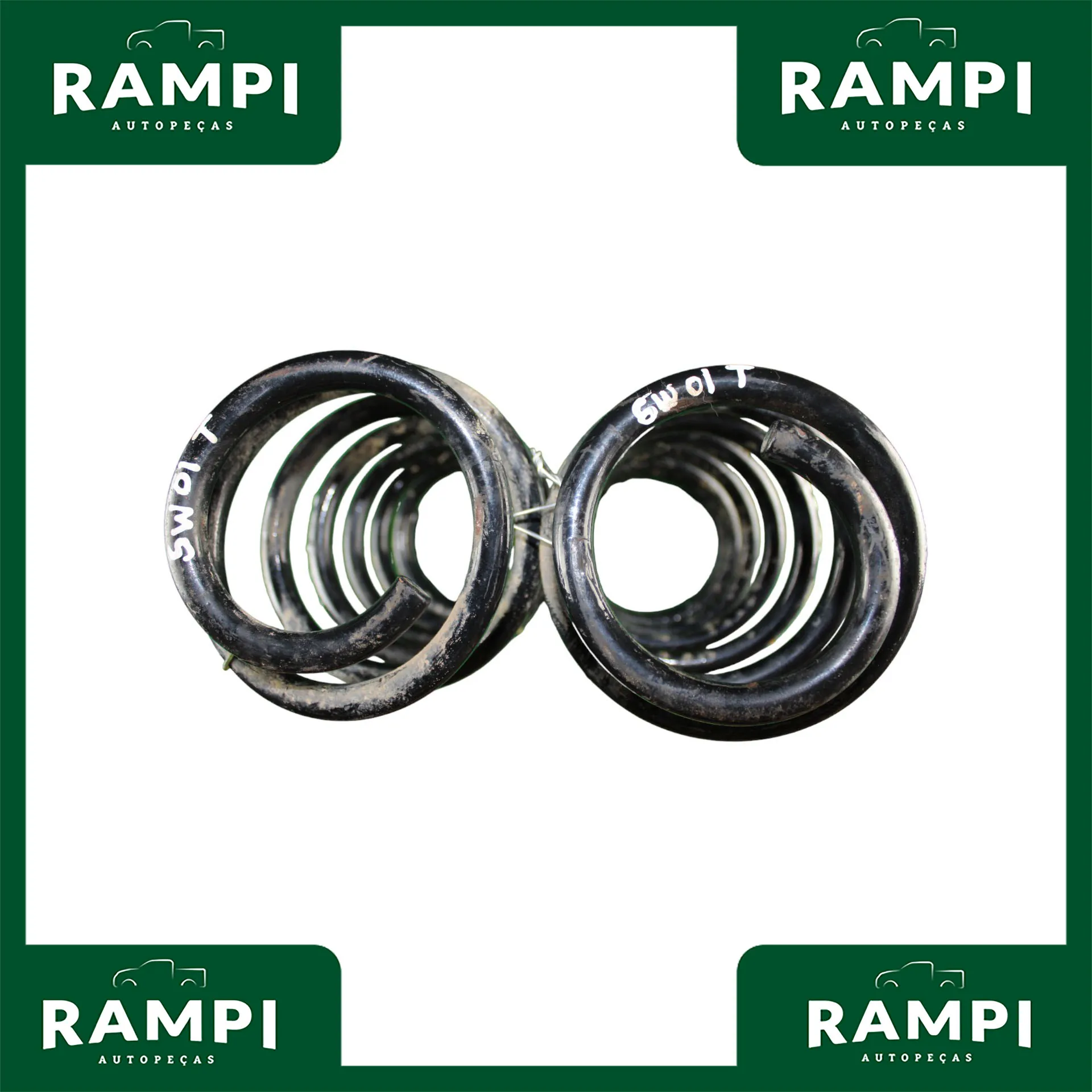Par De Mola Traseira Hilux Sw4 2000 3.0 Diesel