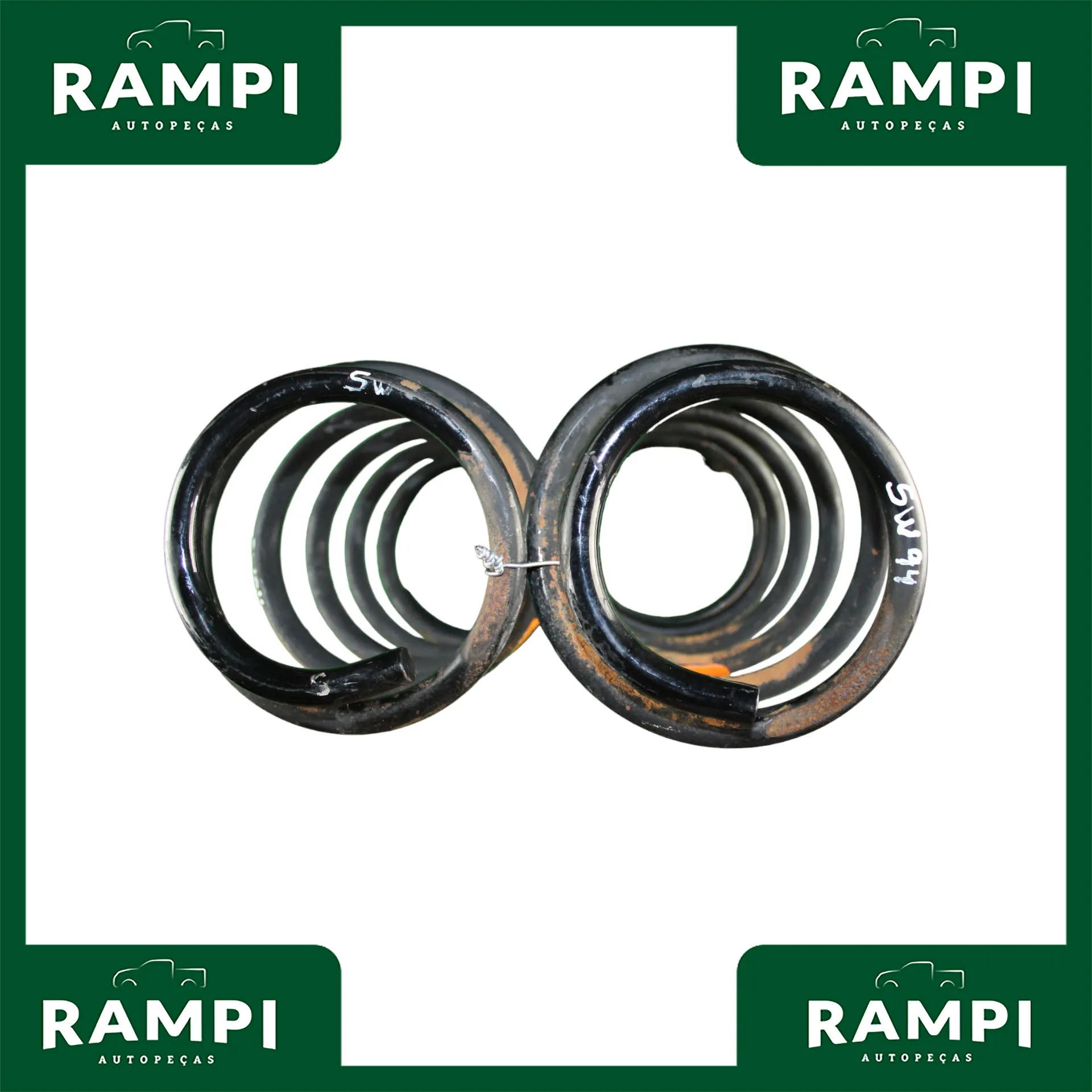 Par De Mola Traseira Hilux Sw4 95 2.8 Diesel Aspirada