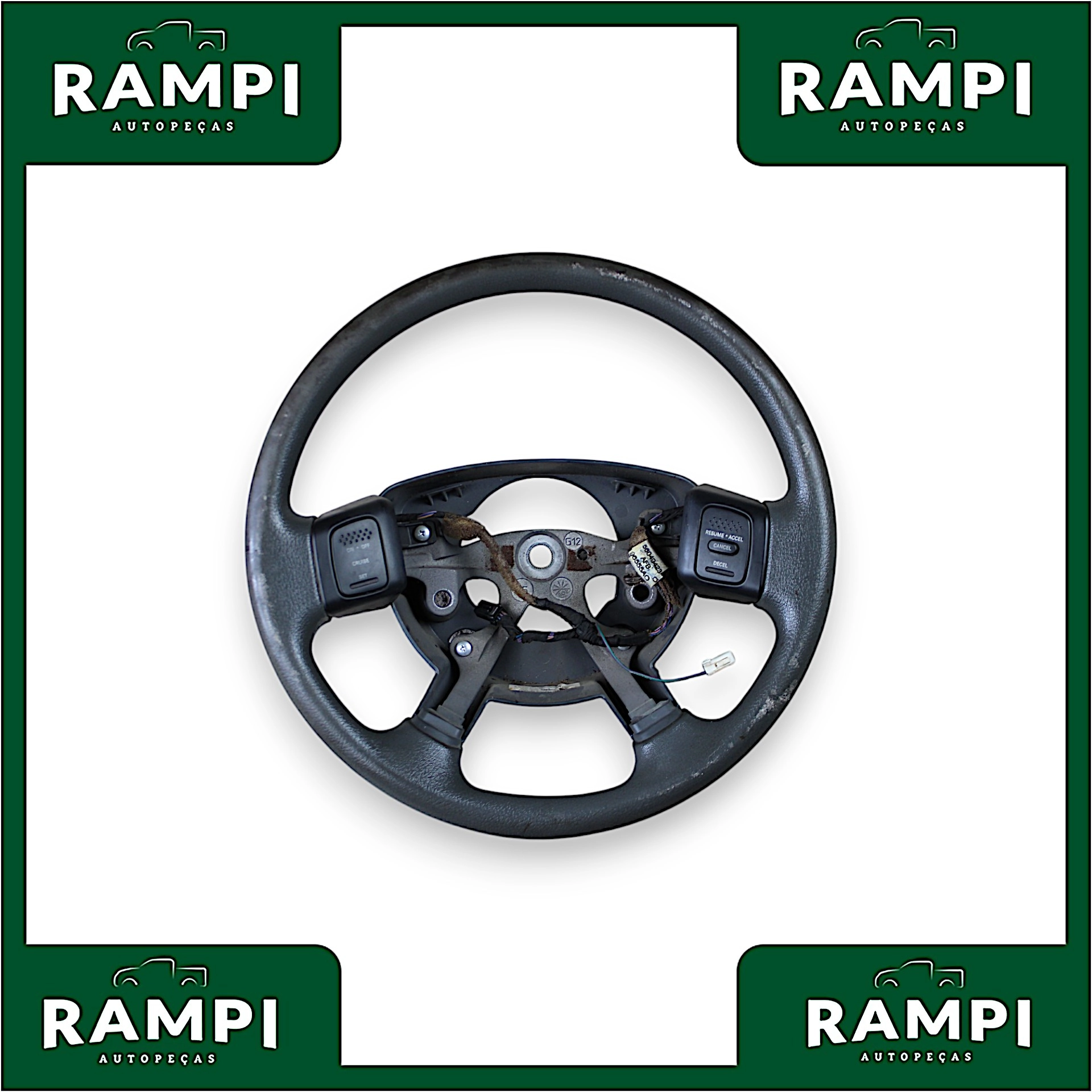 Volante De Direção Com Comandos Dodge Ram 2005