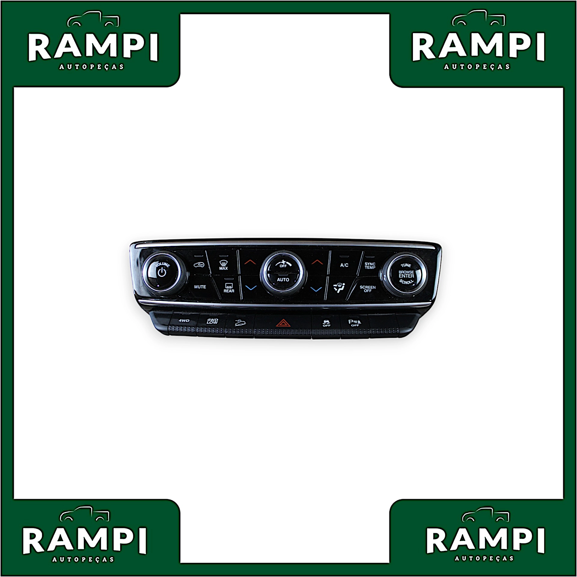 Comando De Ar Condicionado Fiat Toro 2023 01002621570