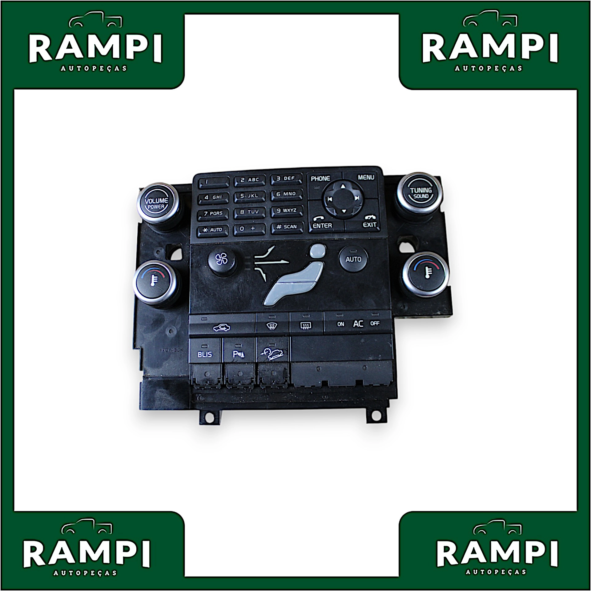 Comando Radio Ar Condicionado Volvo Xc60 2012 330782906
