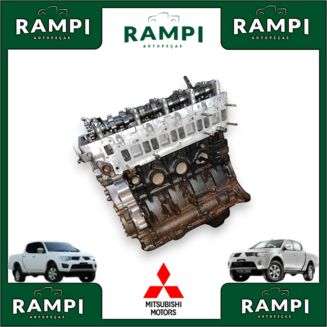 Motor Parcial Mitsubishi L200 Triton 2012 3.2 165cv