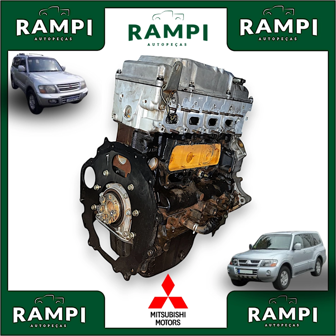Motor Parcial Semi Eletrônico Mitsubishi Pajero Full 2002