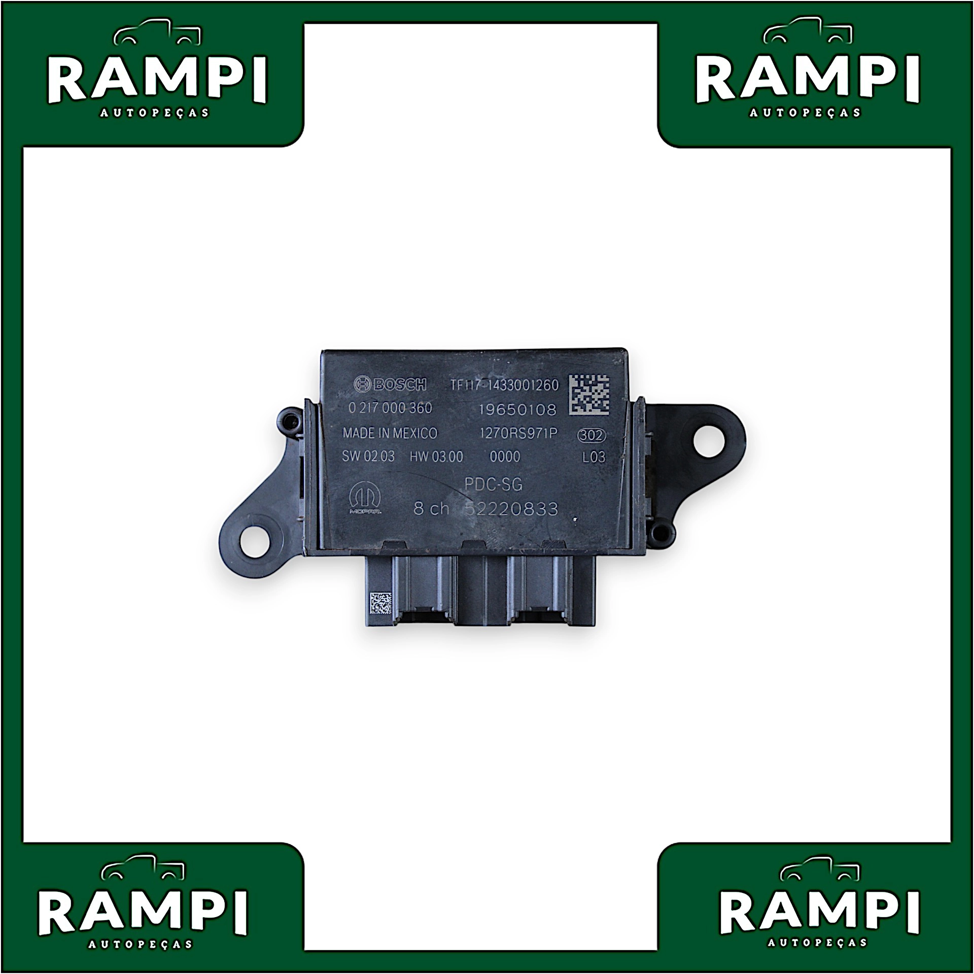 Módulo Sensor Estacionamento Ram Rampage 2023 0217000360