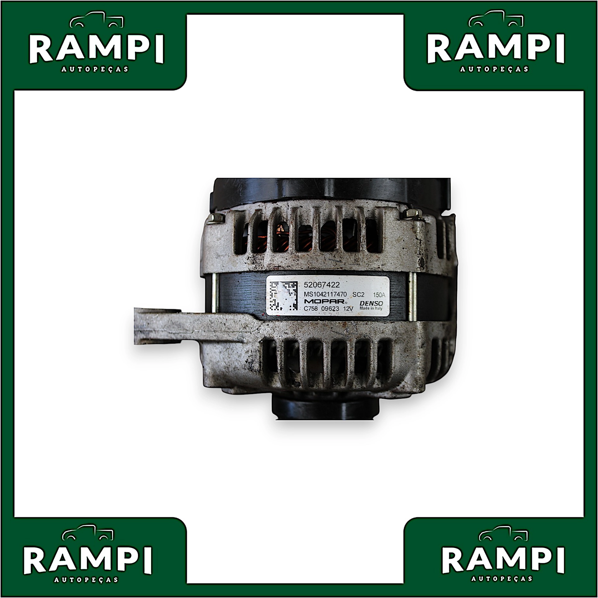 Alternador Ram Rampage Diesel 2023 52067422 