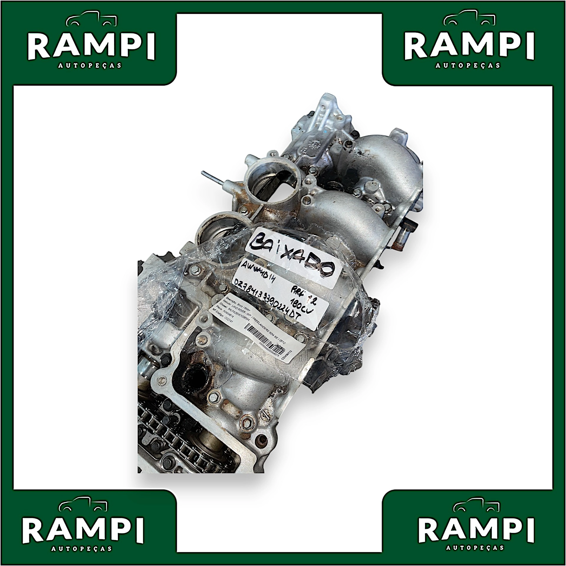 Motor Parcial Land Rover Freelander 2012 180cv