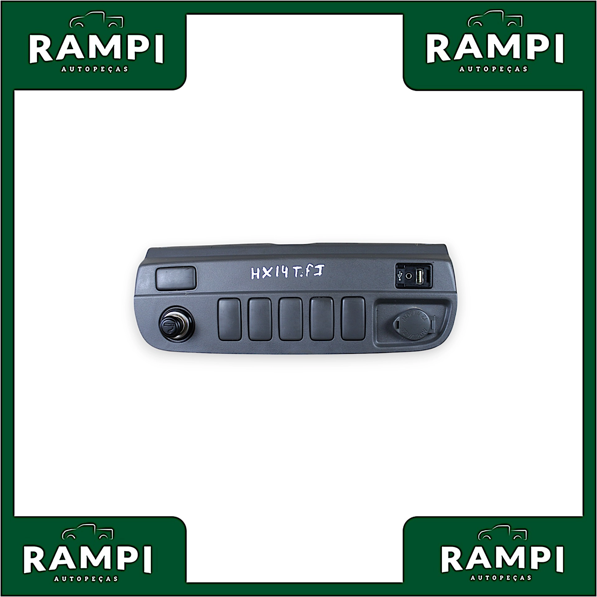 Acabamento Acendedor De Cigarro USB Toyota Hilux 2014