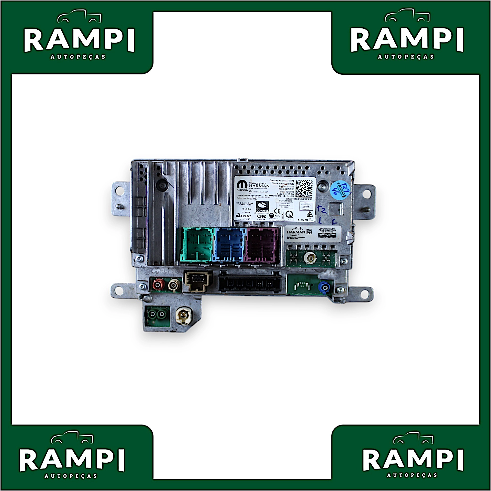 Módulo Central Multimídia Ram Rampage 2023 C077020000873029