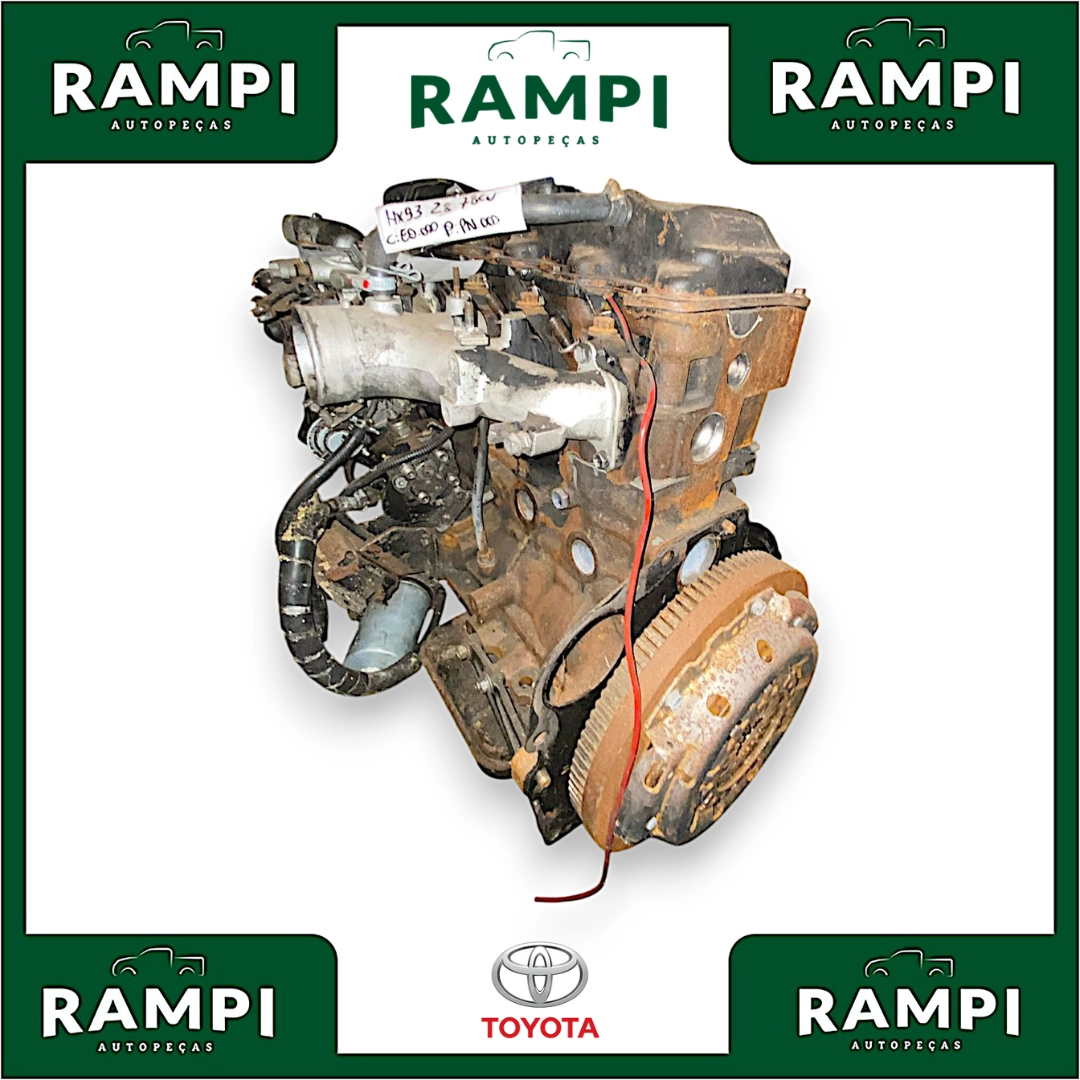 Motor Parcial Toyota Hilux 1997 2.8 Aspirado 76cv