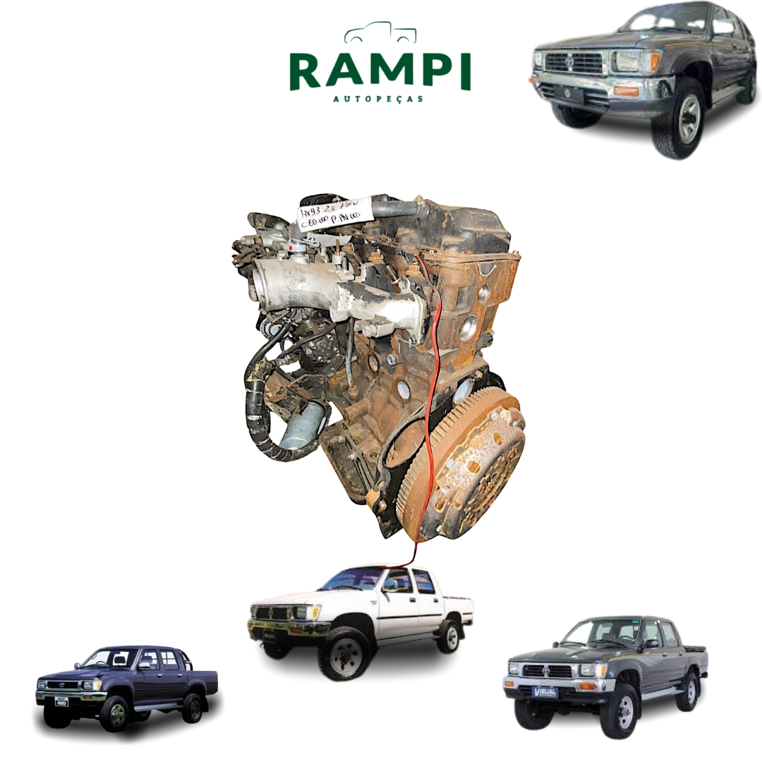Motor Parcial Toyota Hilux 2.8 Aspirado 76cv