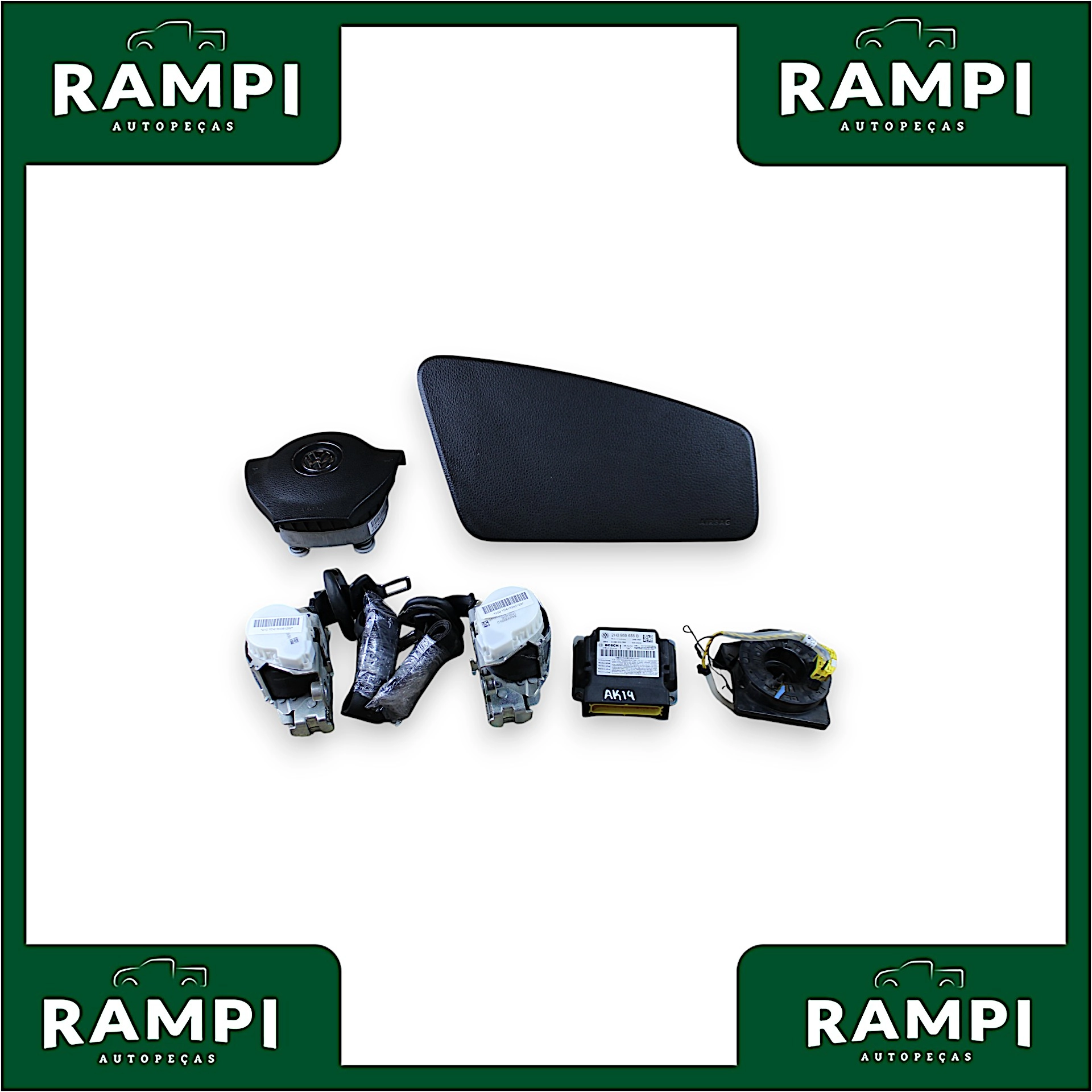 Kit Airbag Com Bolsa Amarok 2014 2.0