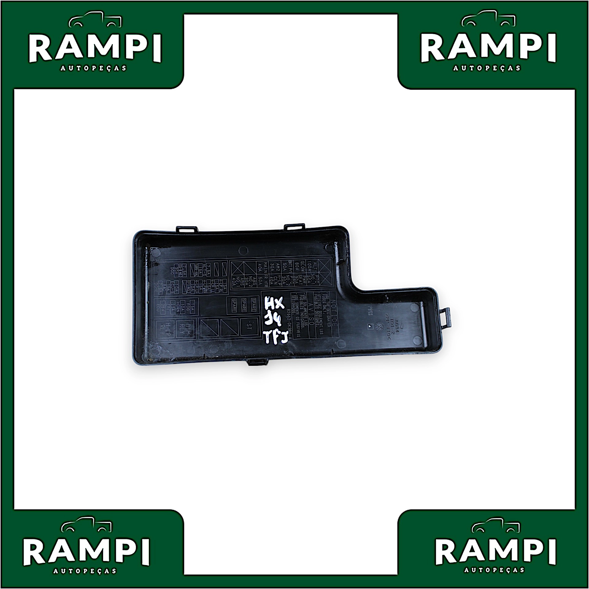 Tampa Caixa Fusível Toyota Hilux 2004