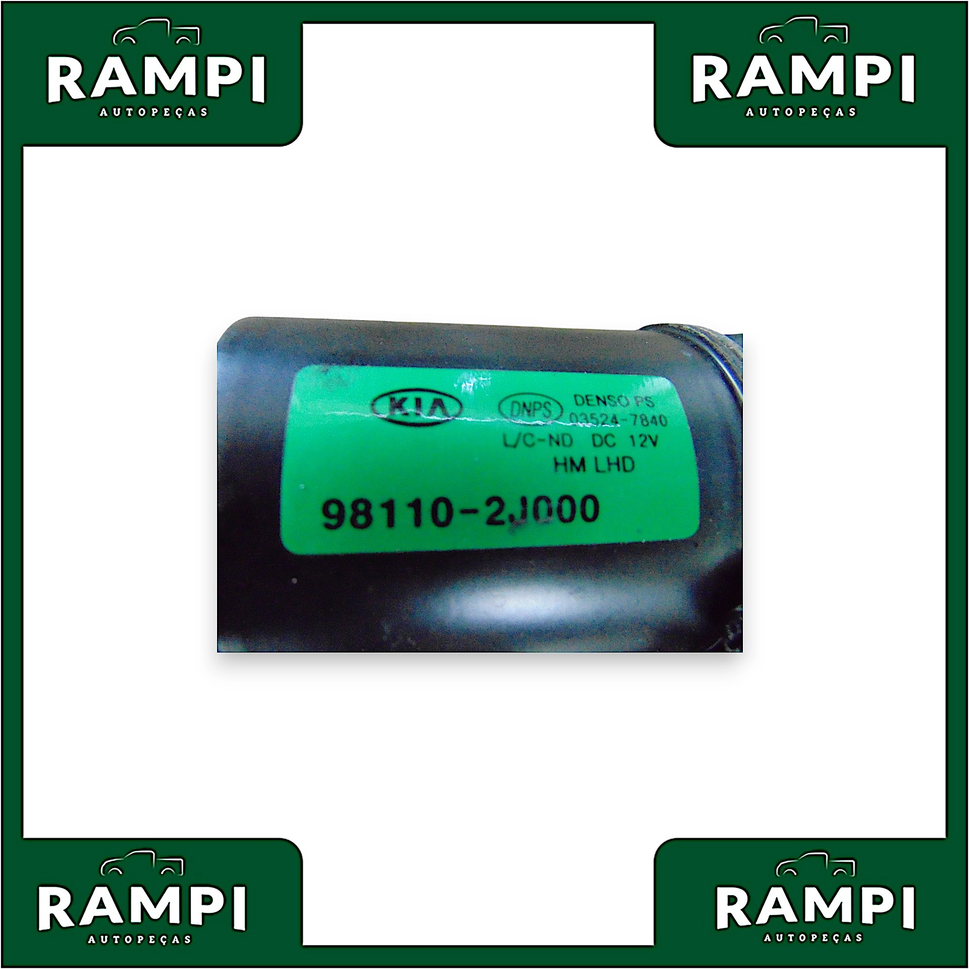 Galhada Com Motor Limpador Parabrisa Kia Mohave 2011 98110 2j000