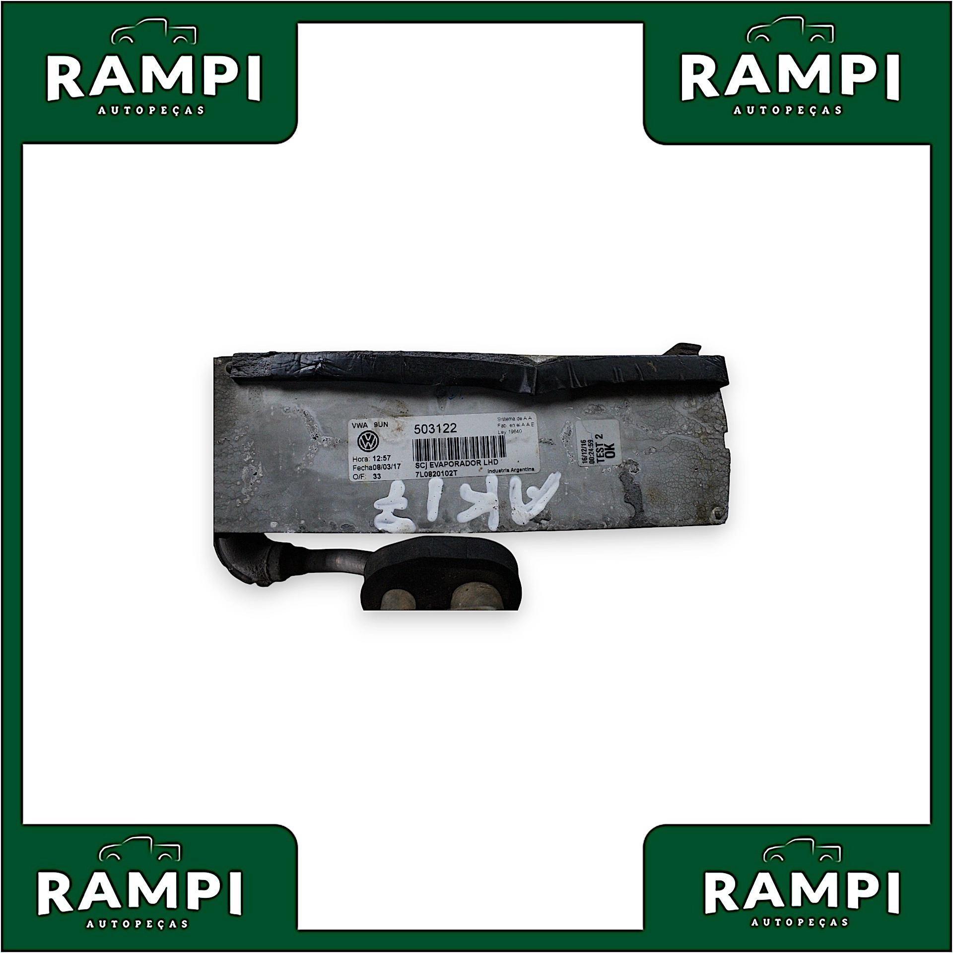 Radiador Evaporador original Volkswagen Amarok 2017 2.0 7l0820102t