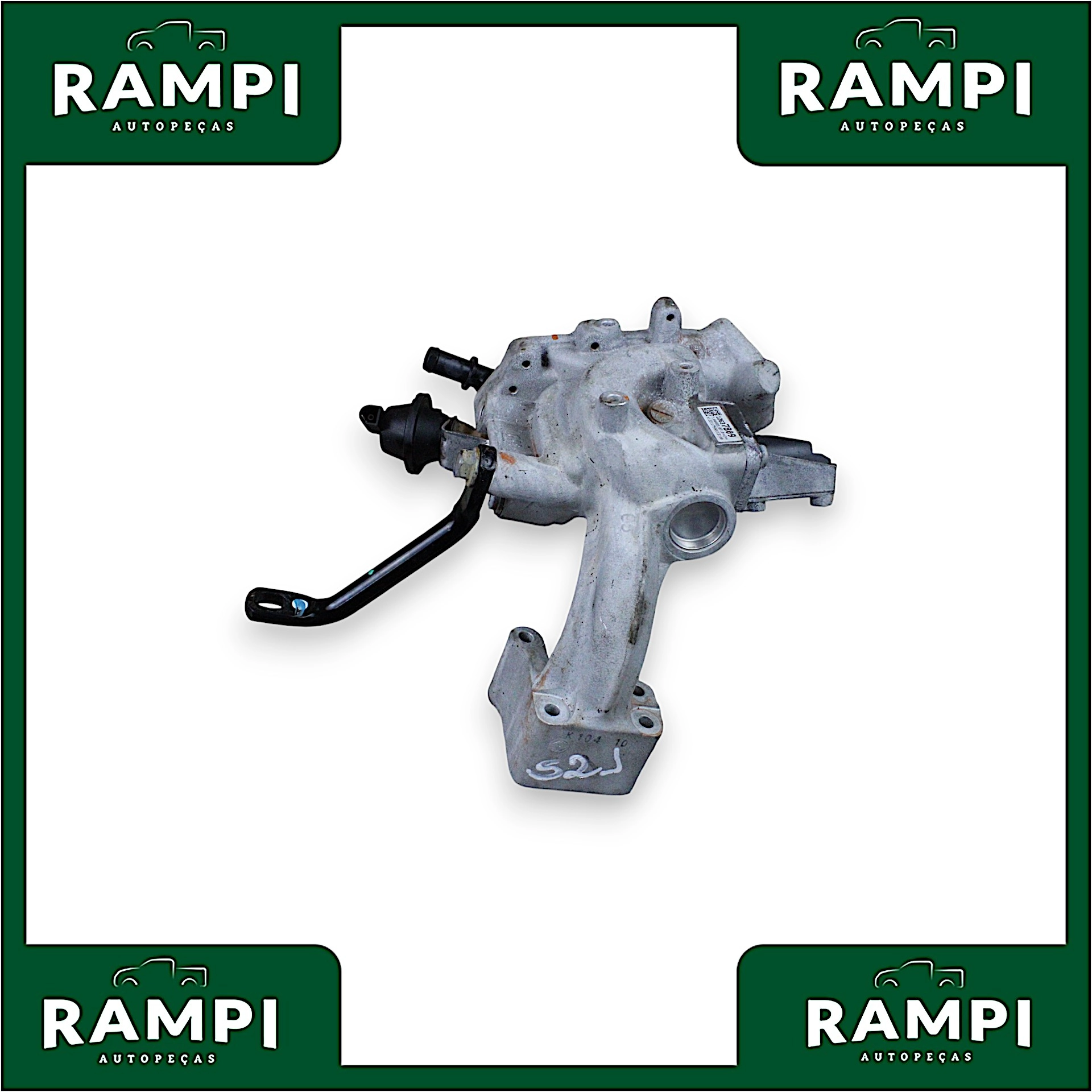 Valvula EGR Com Suporte GM S10 2021 2.8 200cv 12637809