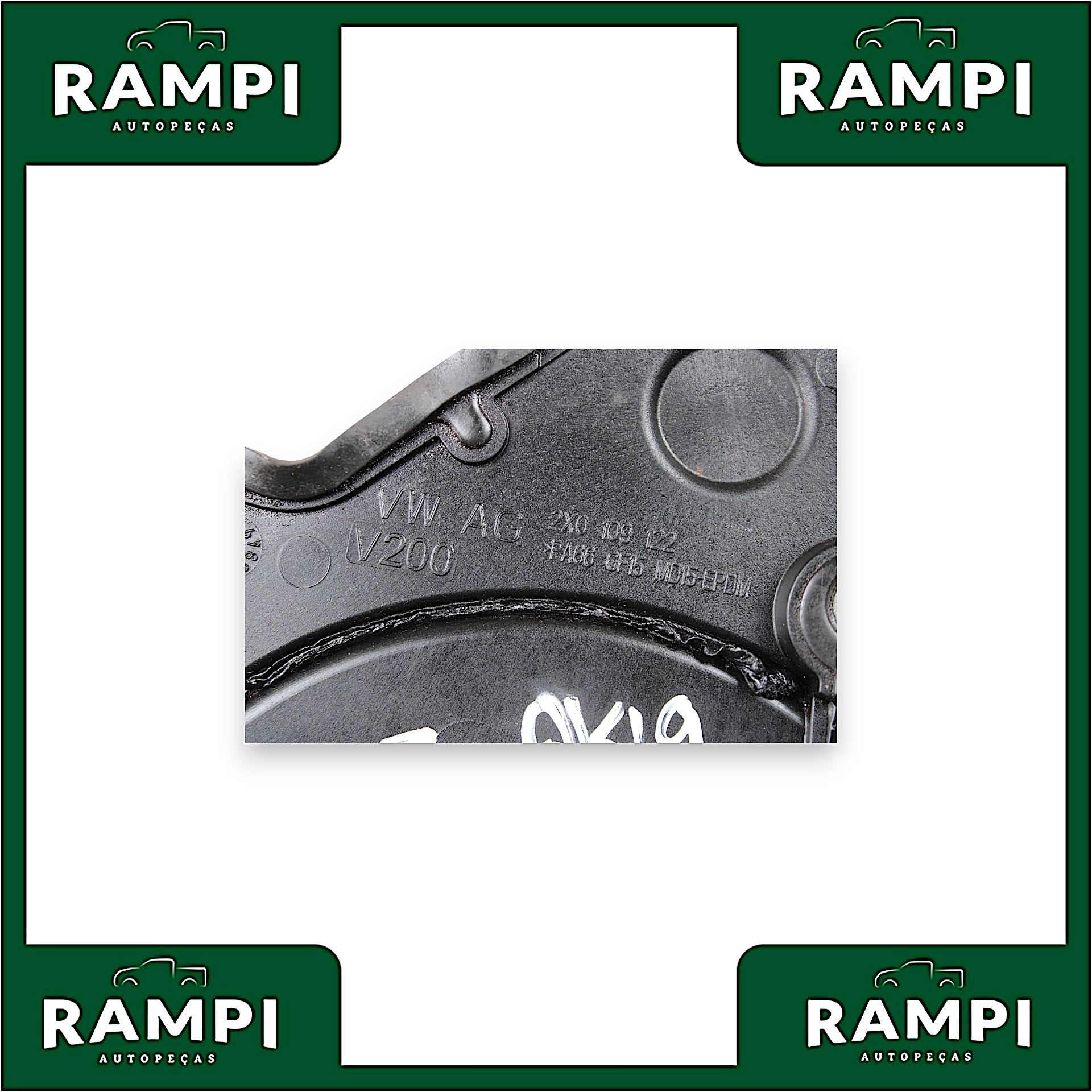 Capa Correia Dentada Volkswagen Amarok 2019 2x0109122