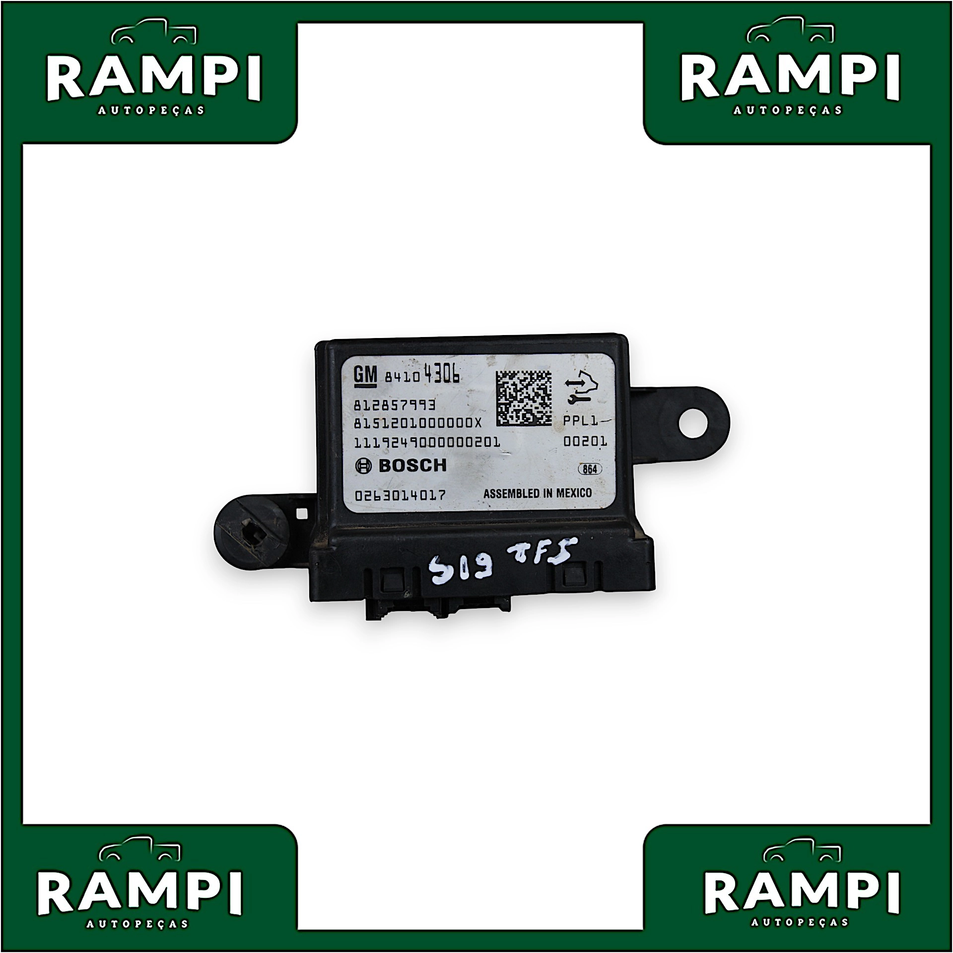 Central Módulo Sensor Estacionamento GM S10 2019 200cv 84104306