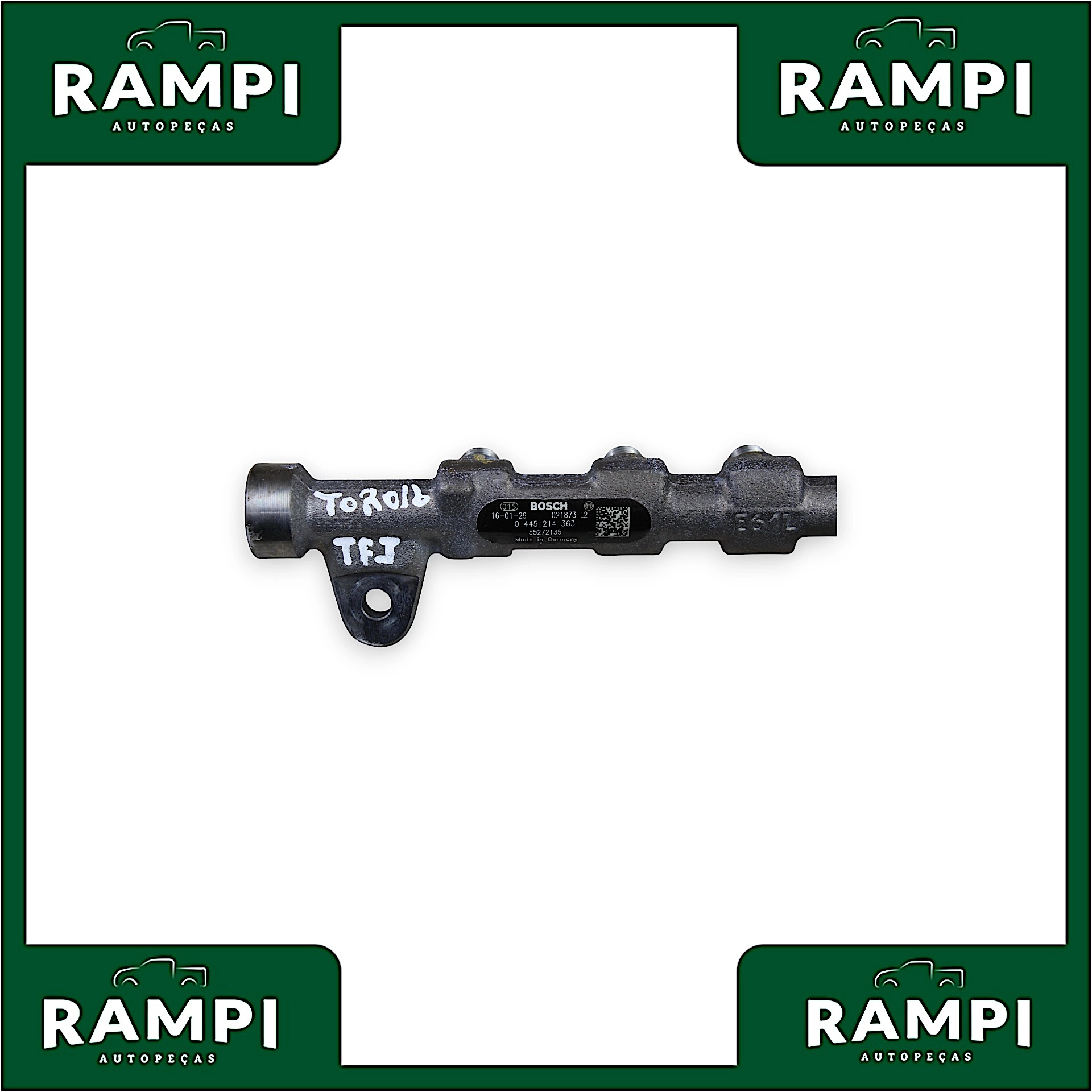 Flauta Bico Injetor Fiat Toro 2016 2.0 170cv 0445214363