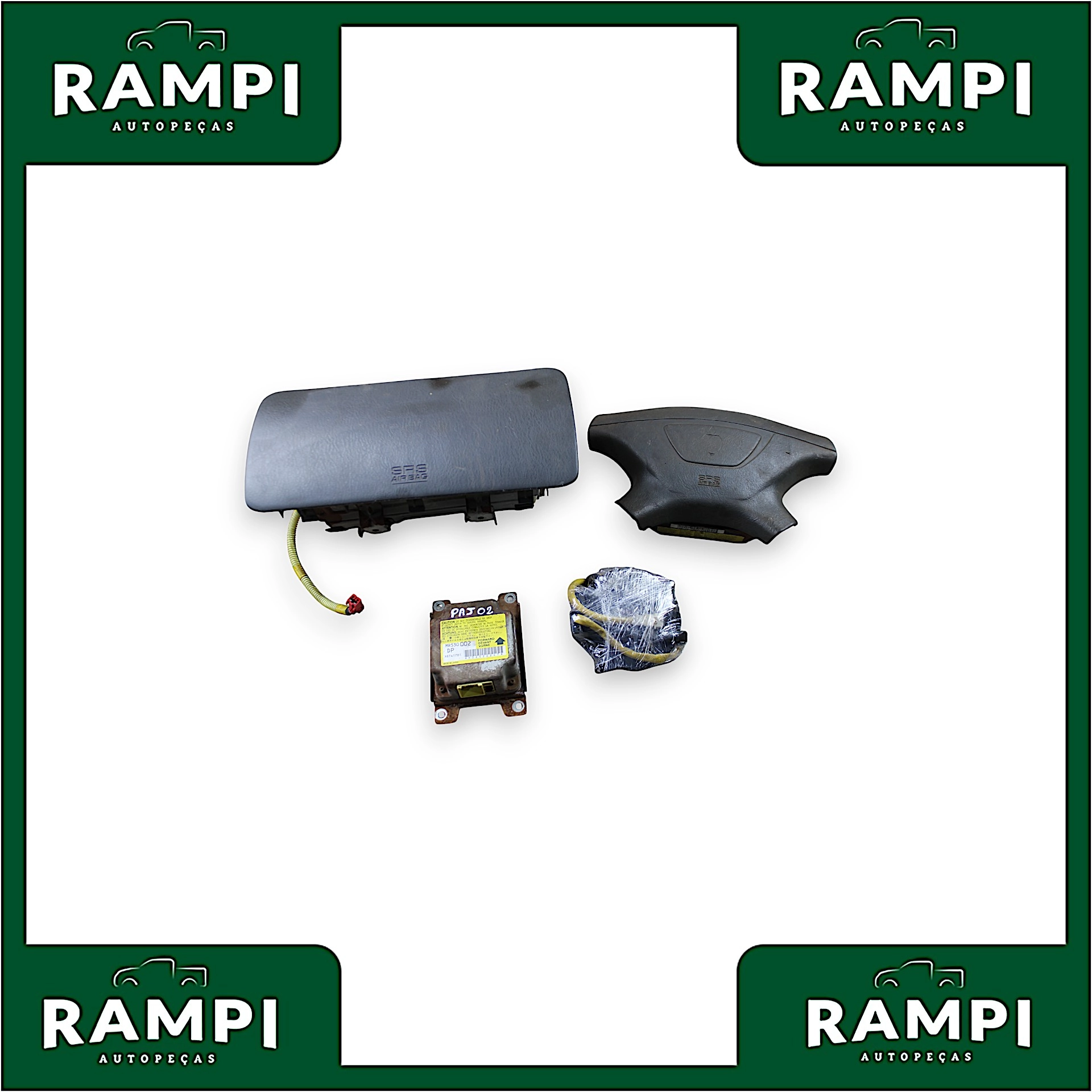 Kit Airbag Com Bolsa Mitsubishi Pajero Sport 2002 mr530002
