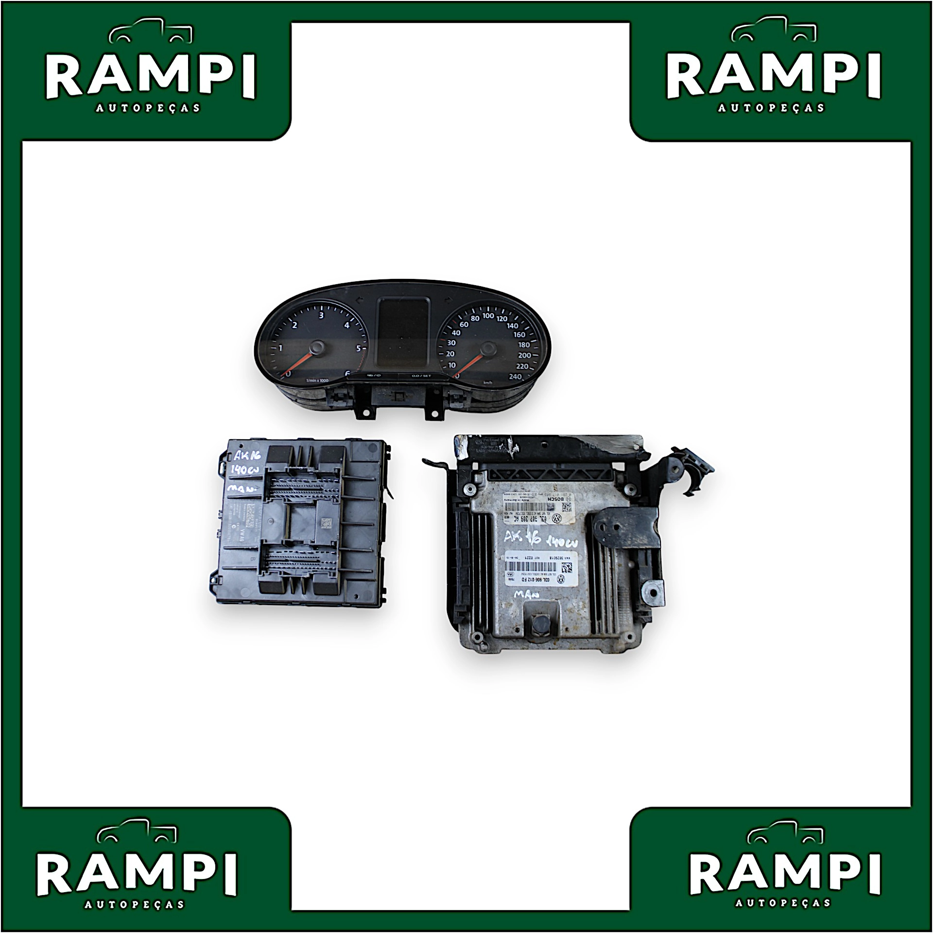 Kit Injeção Volkwagen Amarok 2016 03L906012FD 7E0937089