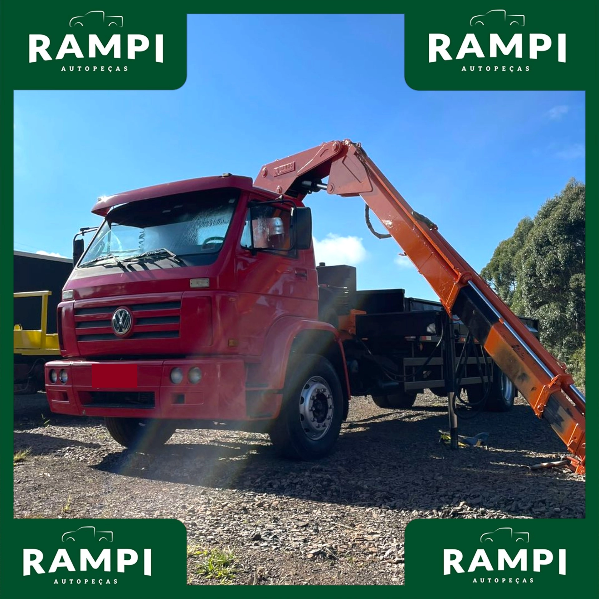 Volkswagen 17-180 Euro III Worker - Munck 20 toneladas