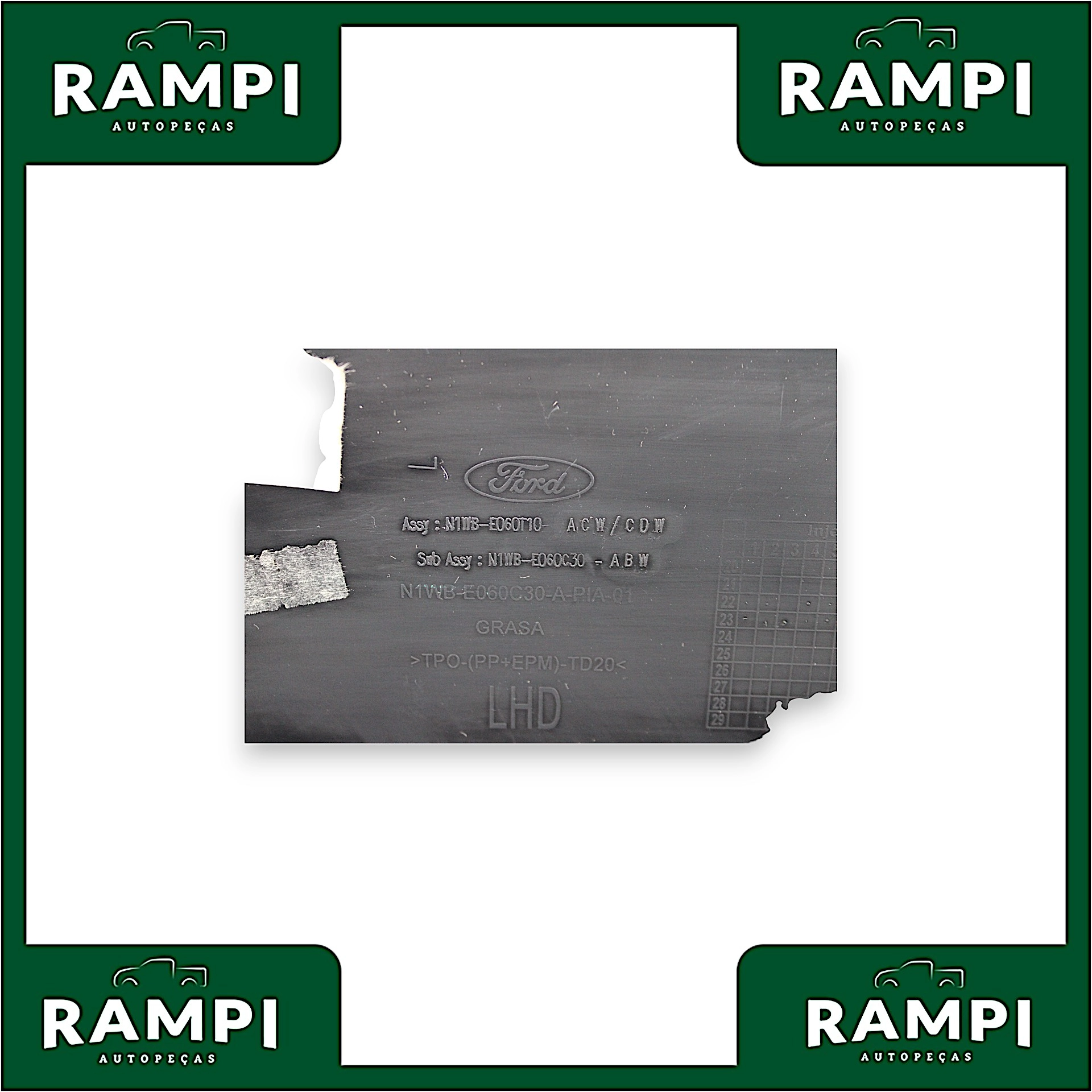 Porta Luvas Ford Ranger 2024 N1WBE060T10
