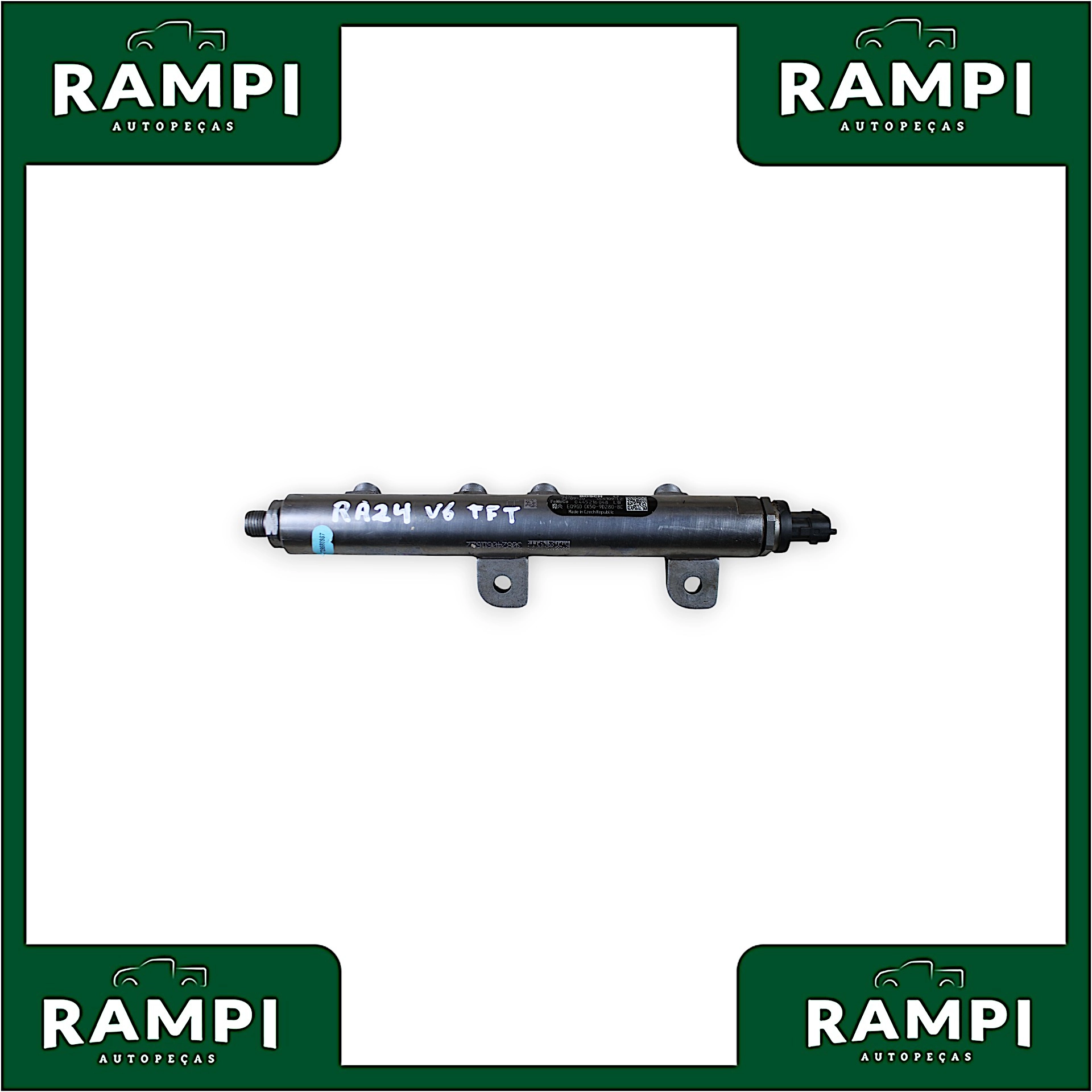 Flauta Combustível Bico Injetor Ford Ranger 2024 3.0 v6 0445216048