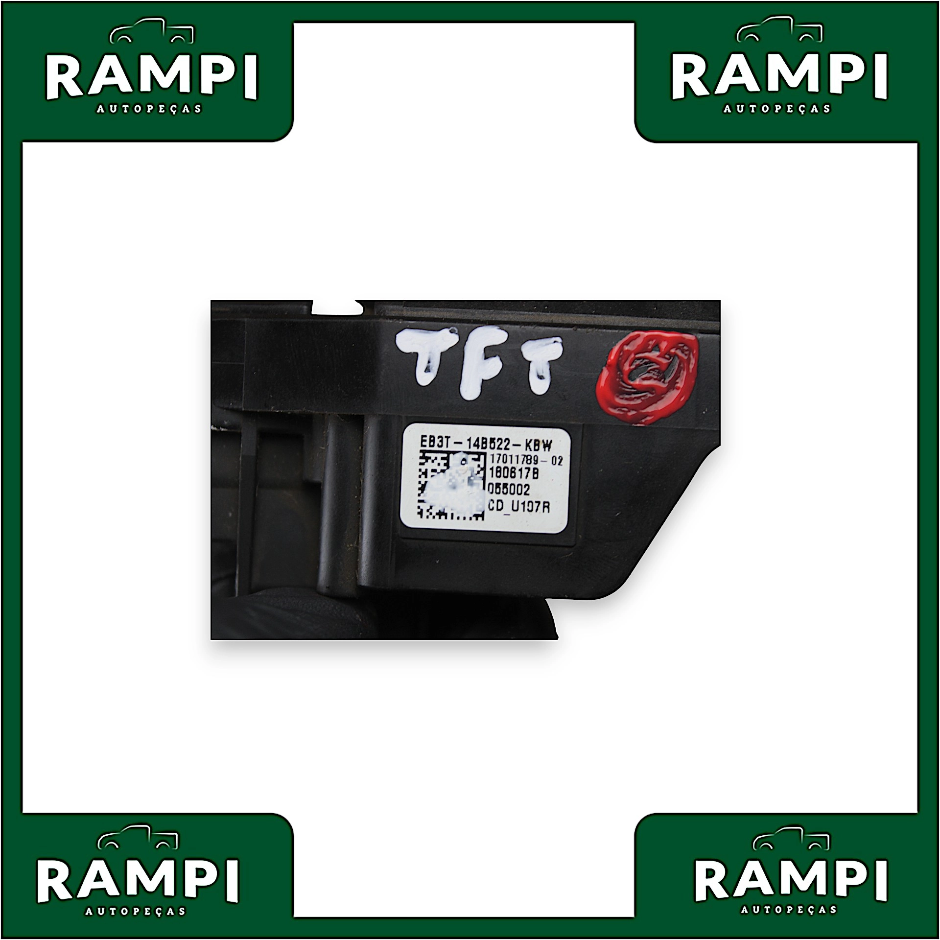 Chave Seta Limpador Ford Ranger 2020 EB3T14B522KBW