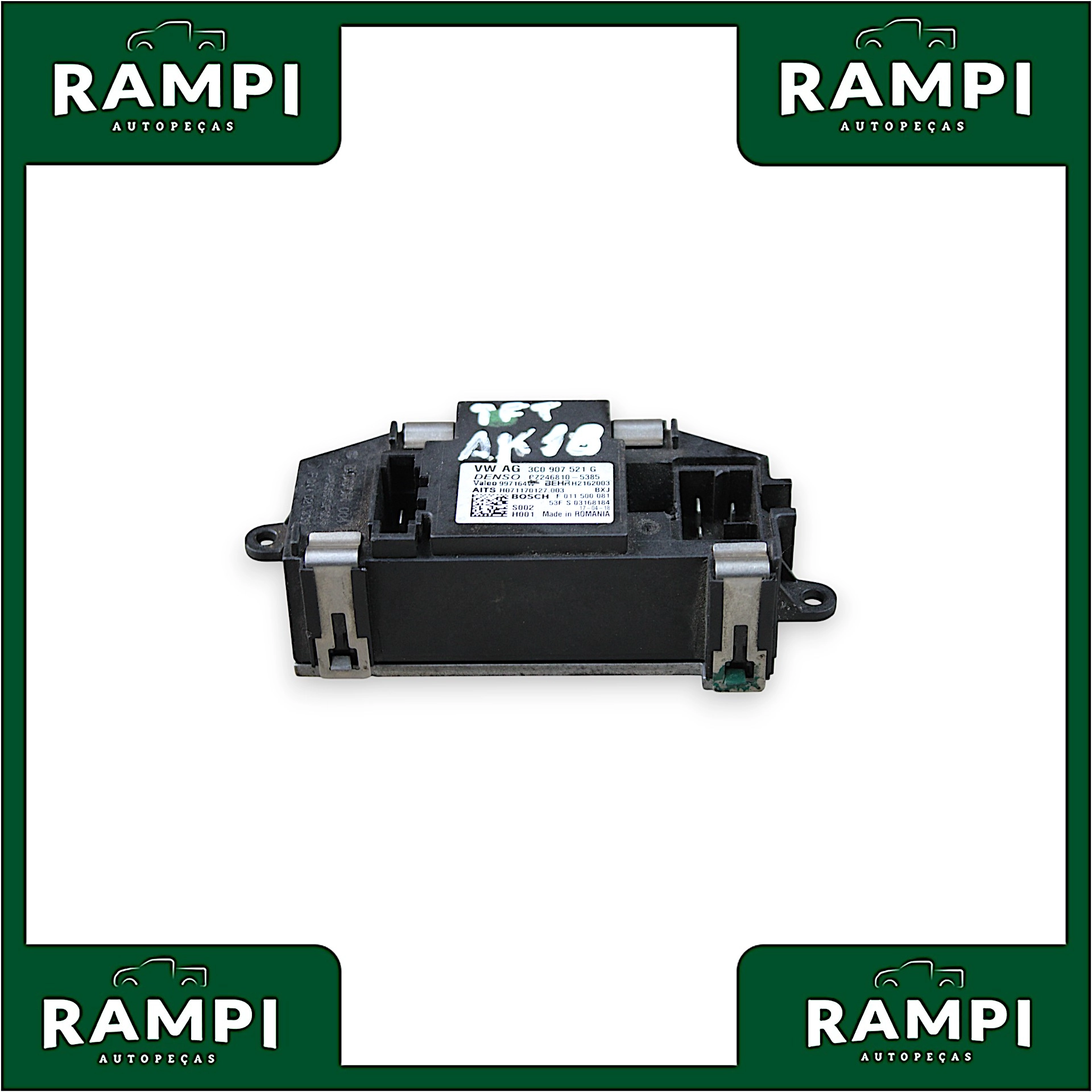Resistencia Ar Condicionado Volkswagen Amarok 2018 2.0 3C0907521G