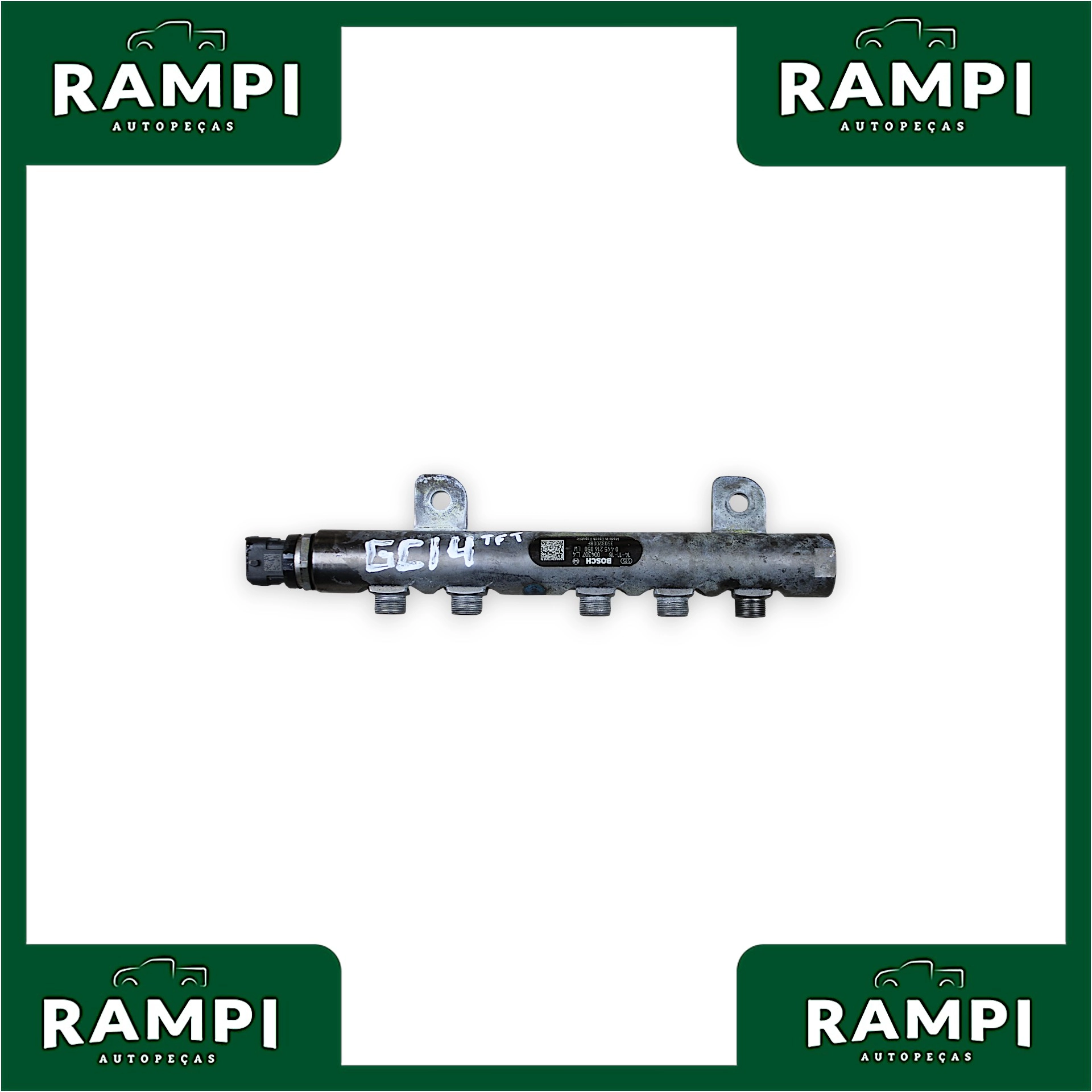 Flauta Bico Injetor Jeep Grand Cherokee 2014 3.0 Diesel 0445216050
