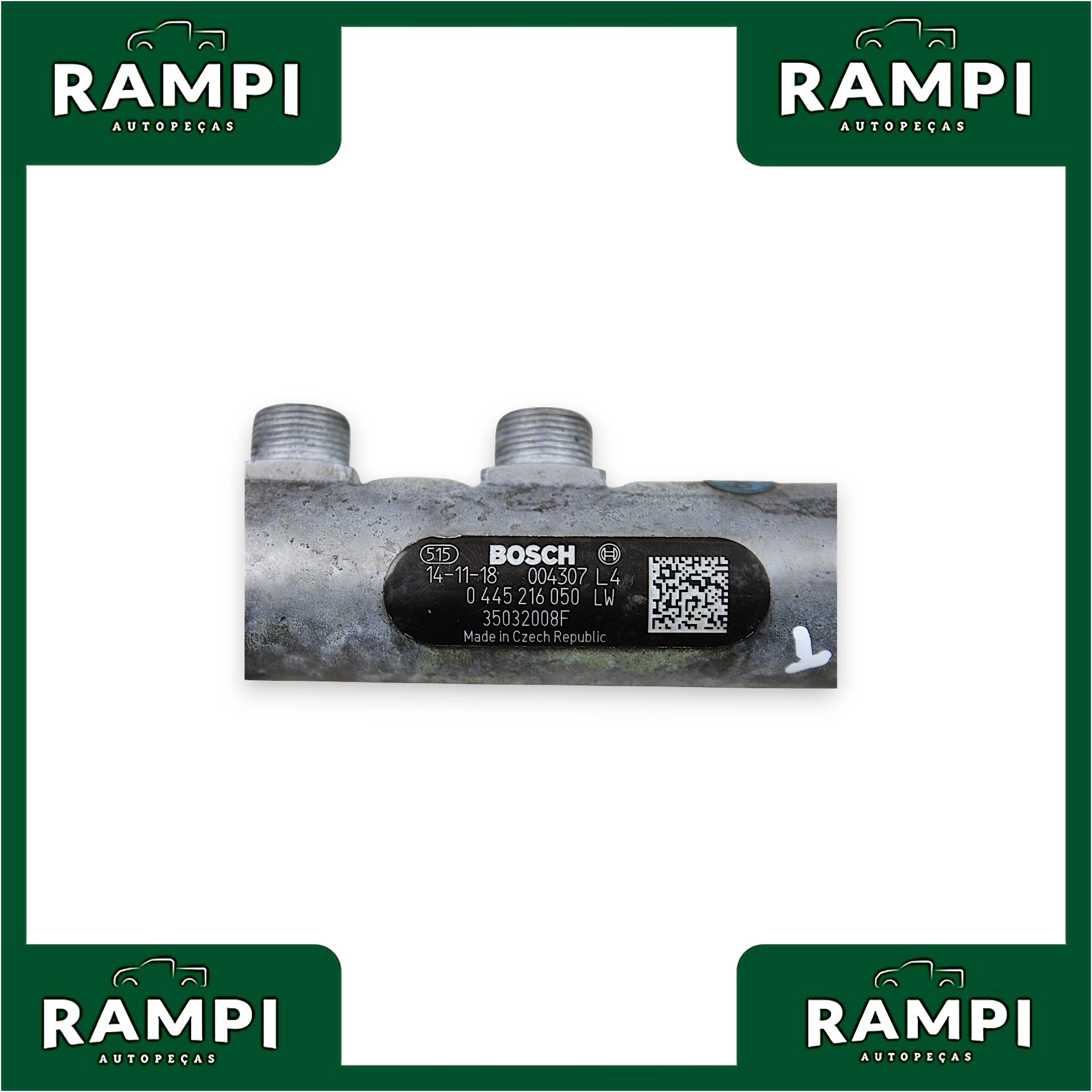 Flauta Bico Injetor Jeep Grand Cherokee 2014 3.0 Diesel 0445216050