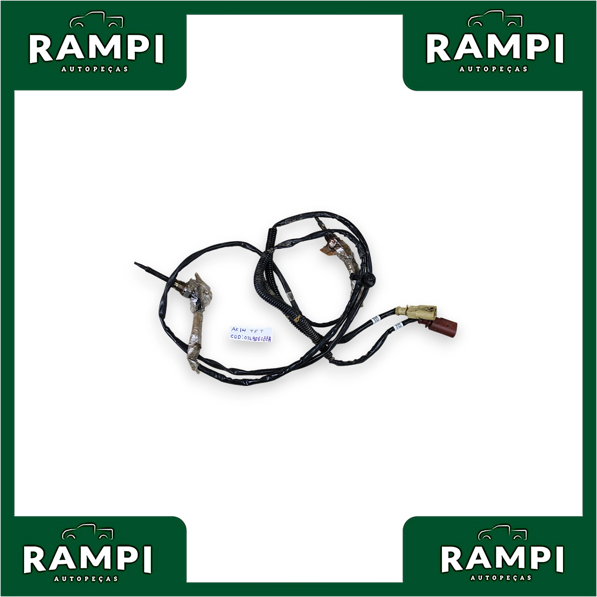 Sensor temperatura Escape Volkswagem Amarok 2014 2.0 03l906088a