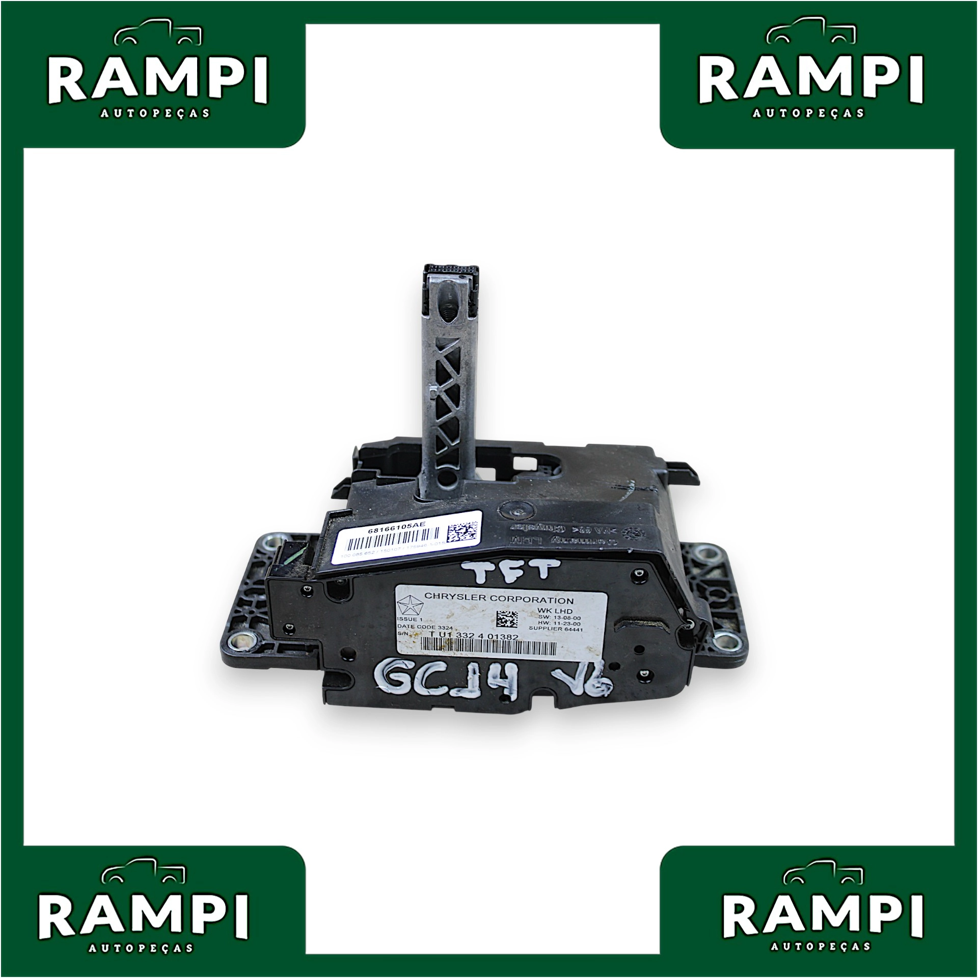 ALAVANCA Câmbio Transmissão Jeep Grand Cherokee 2014 3.0 Diesel 1415 68166105ae