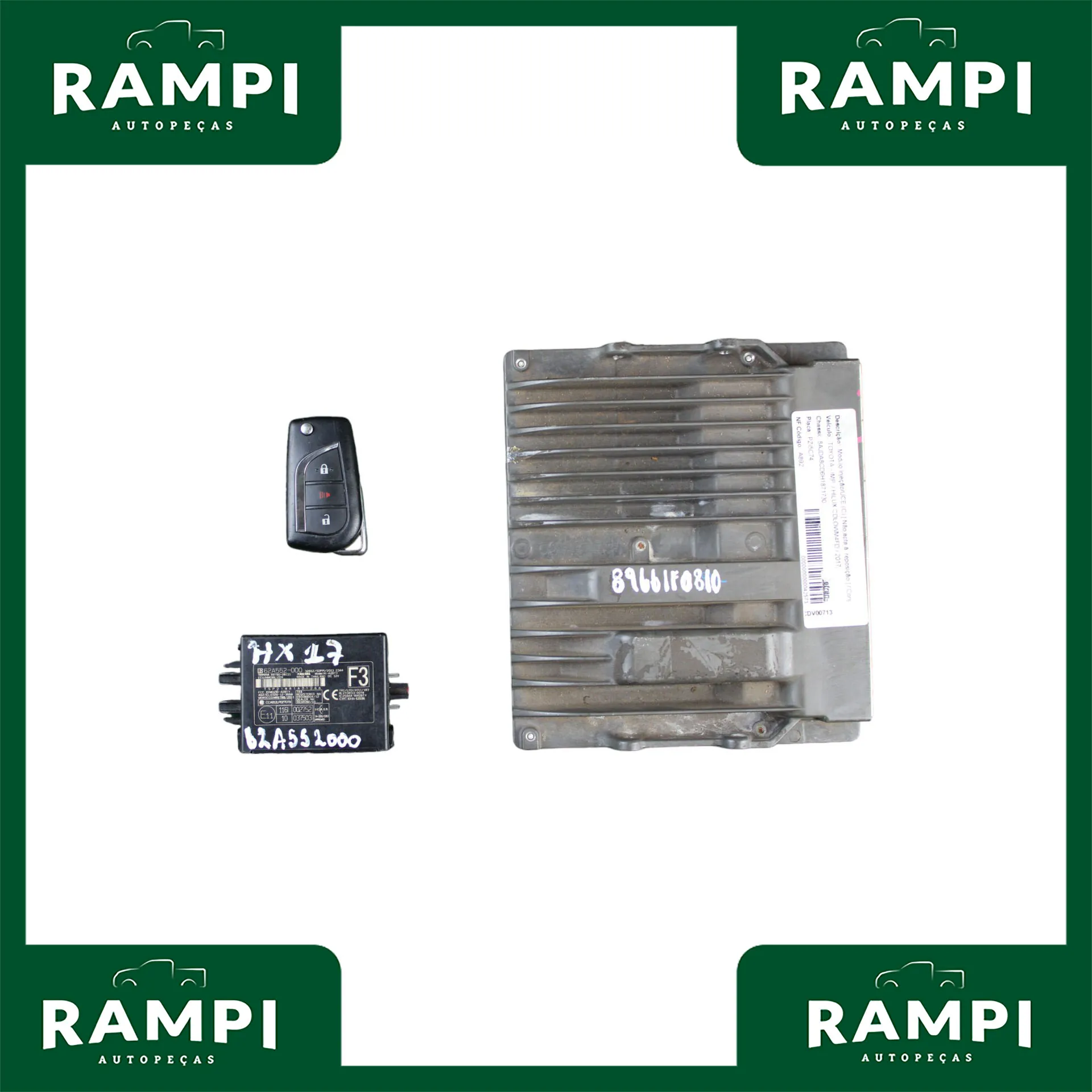 Kit De Injeção Hilux 2017 2.8 Diesel 89661f0810