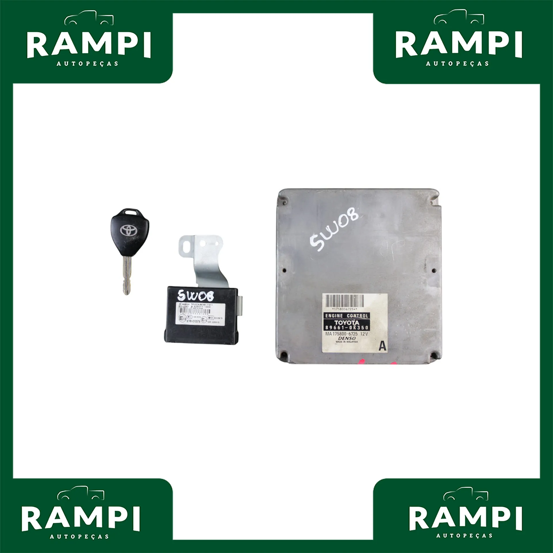 Kit De Injeção Hilux SW4 2008 3.0 Diesel 896610k350