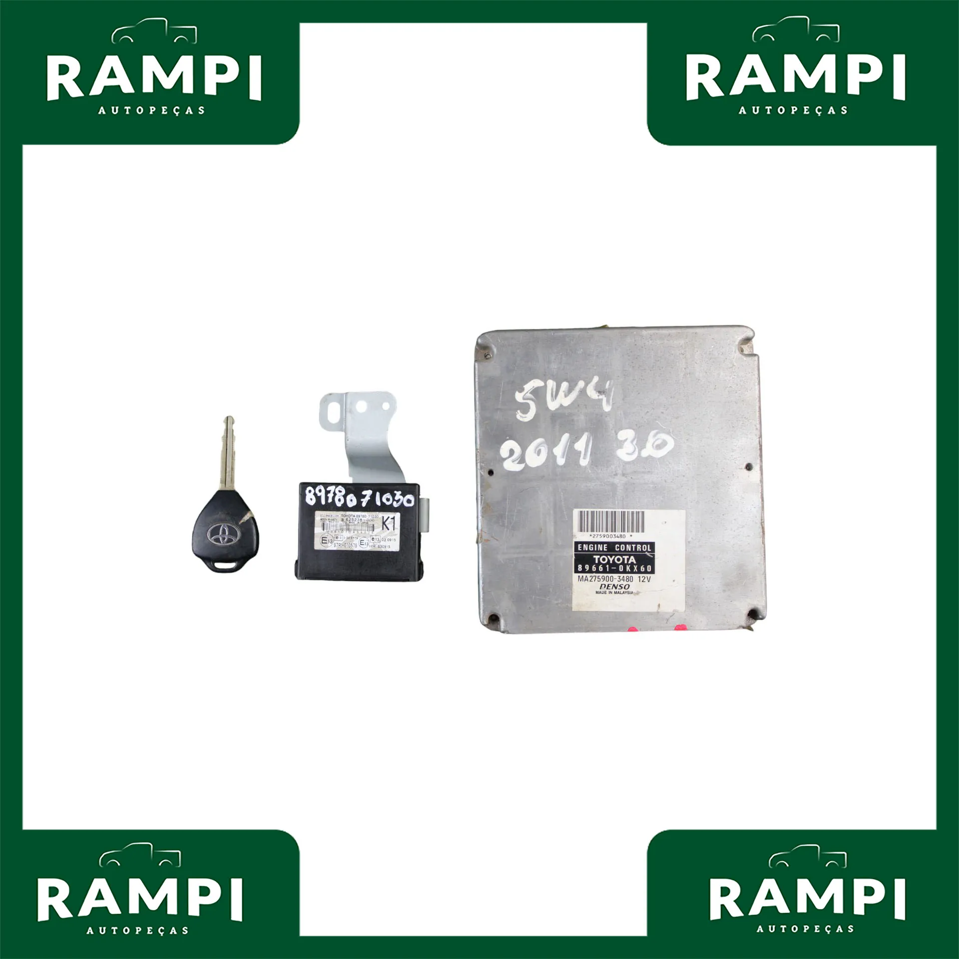 Kit De Injeção Hilux SW4 2011 3.0 Diesel 896610kx60