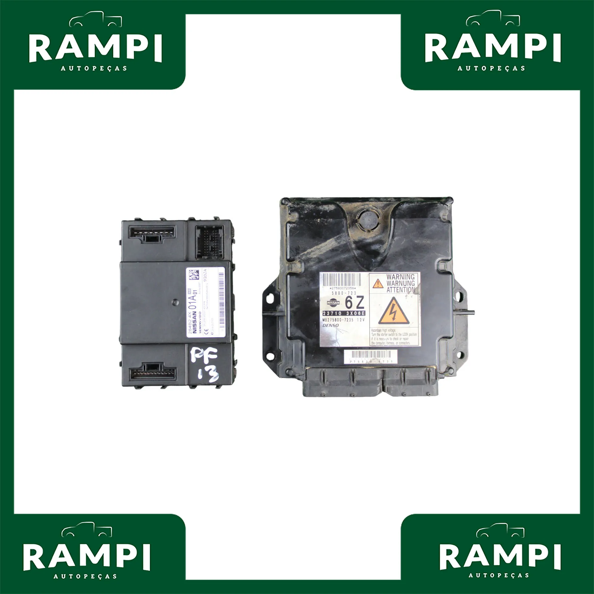 Kit De Injeção Pathfinder 2011 2.5 Diesel Sem Chave 237103x06e
