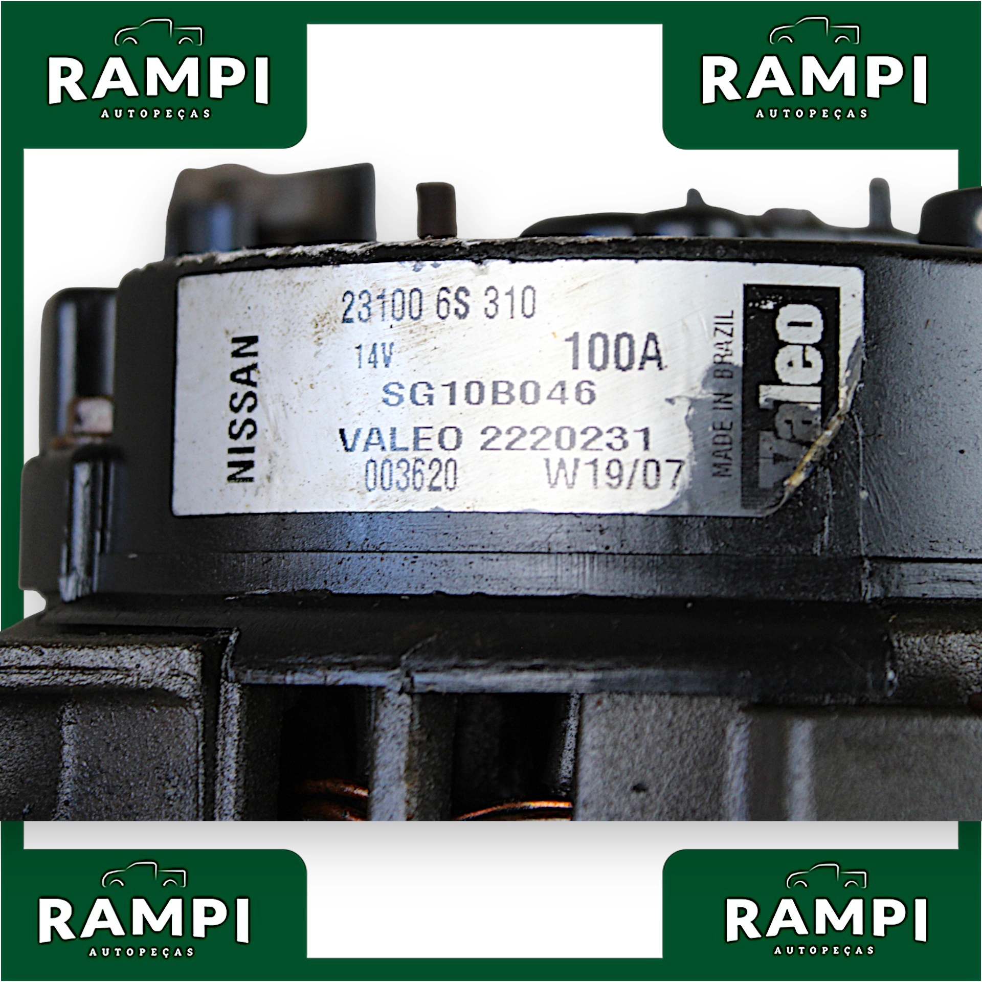 Alternador Nissan Frontier 2007 2.8 231006s310