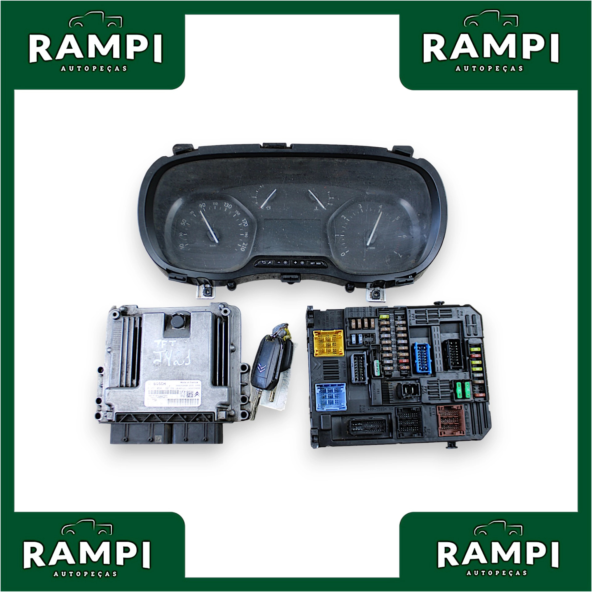 Kit Injeção Com Chave Citroen Jumpy 2021 1.6 0281034189