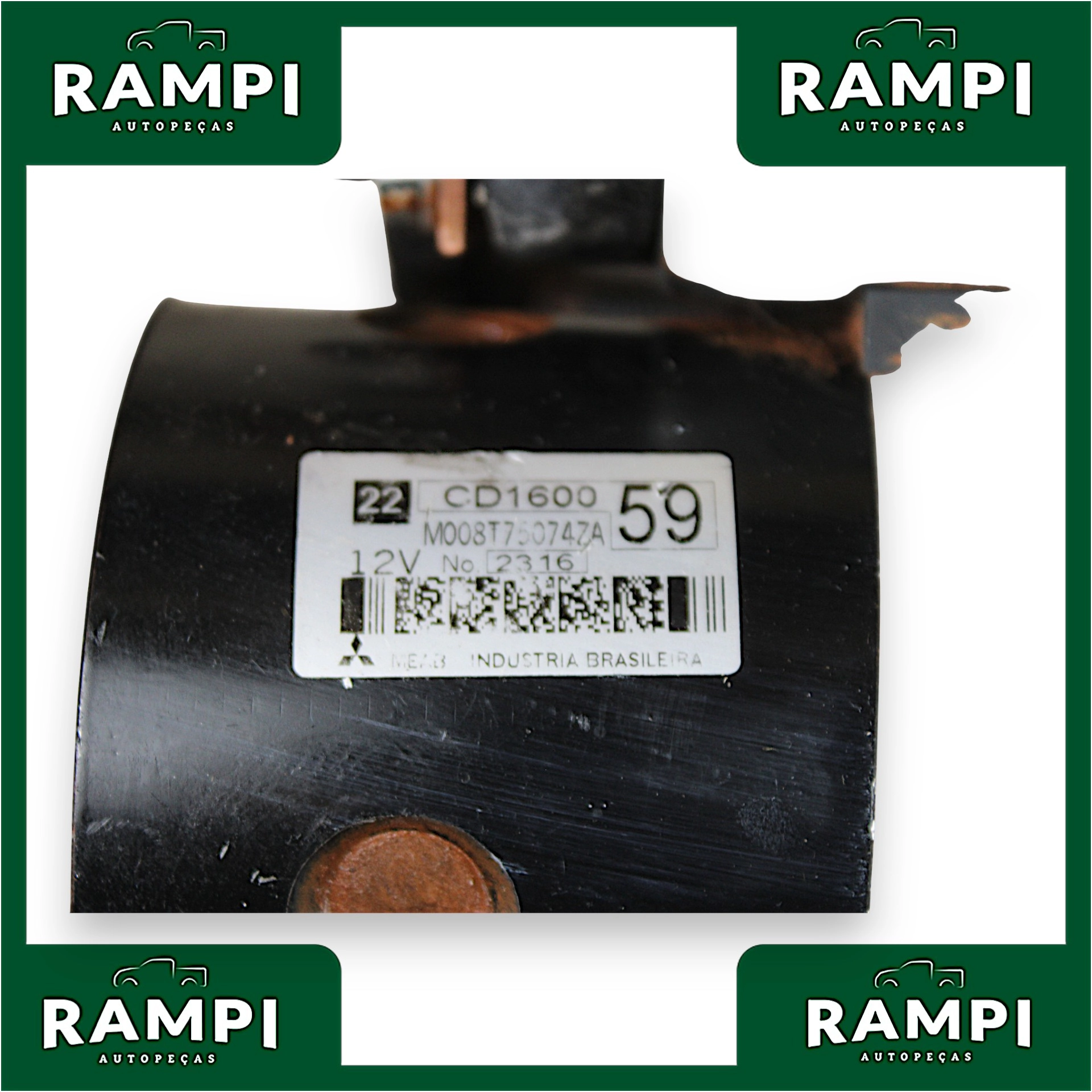 Motor Partida Mitsubishi L200 Triton 2014 3.2 M008T750747A