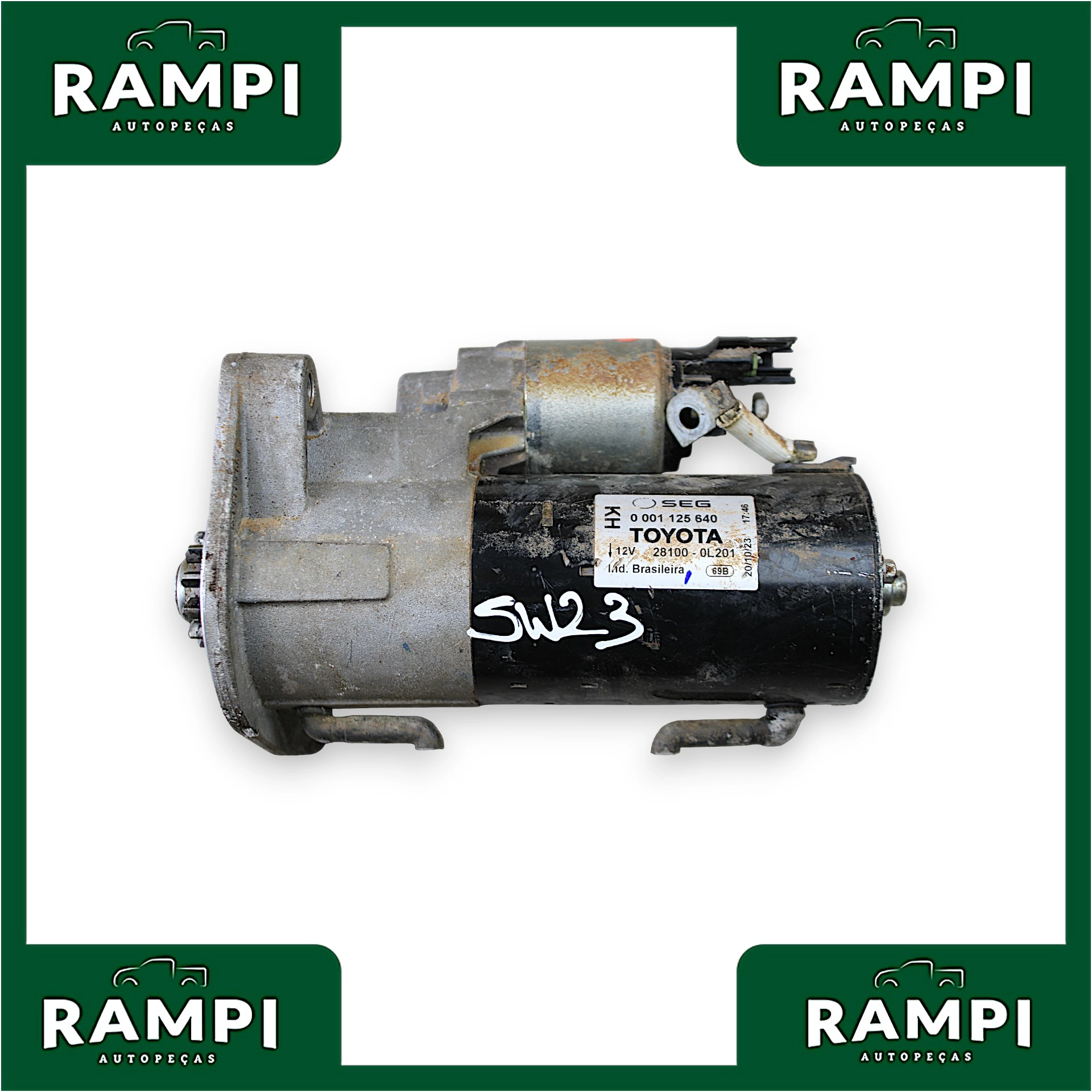 Motor Partida Toyota Hilux SW4 2023 2.8 0001125640