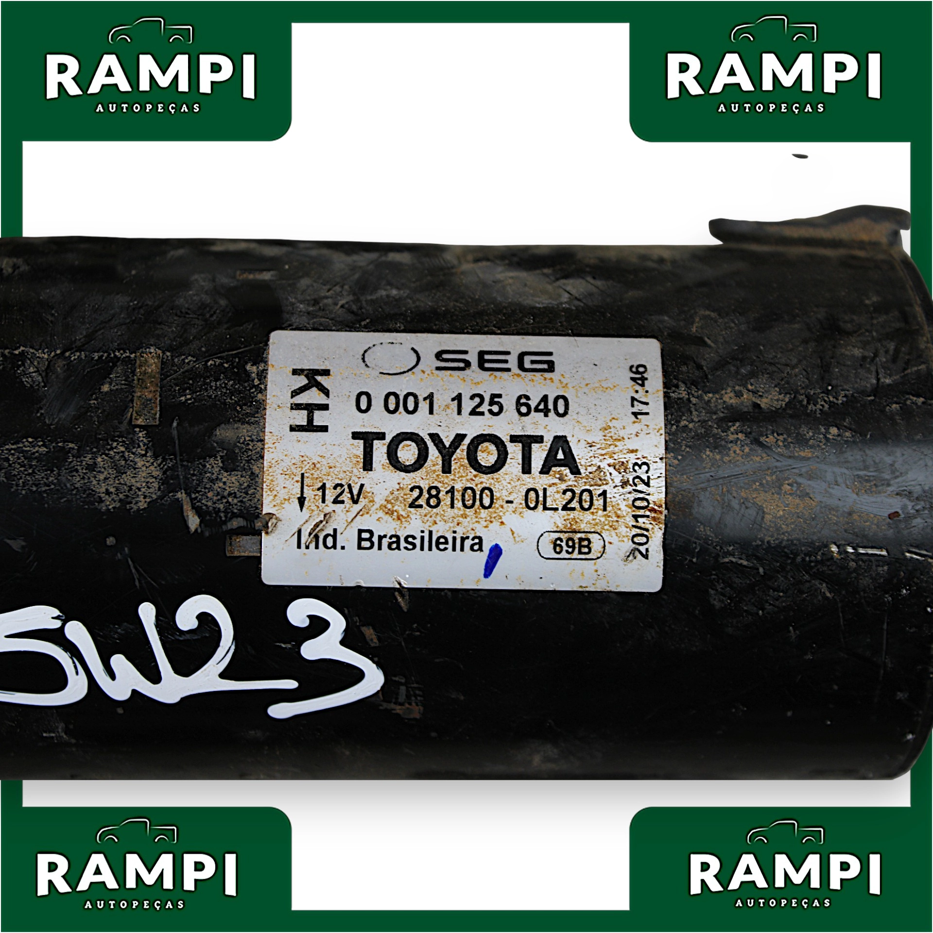 Motor Partida Toyota Hilux SW4 2023 2.8 0001125640