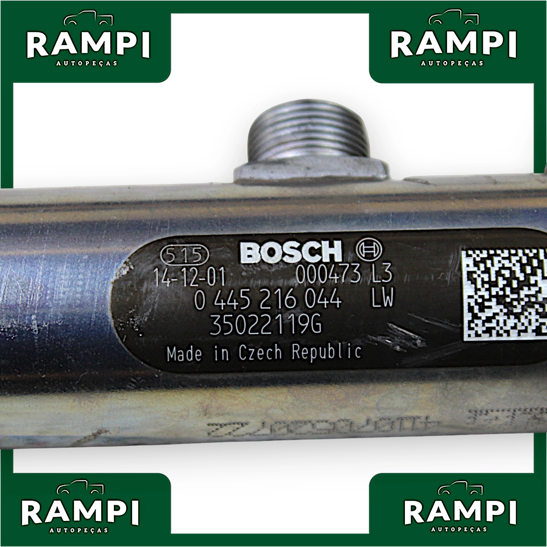 Flauta Bico Injetor Jeep Grand Cherokee 2014 3.0 35022119G 0445216044