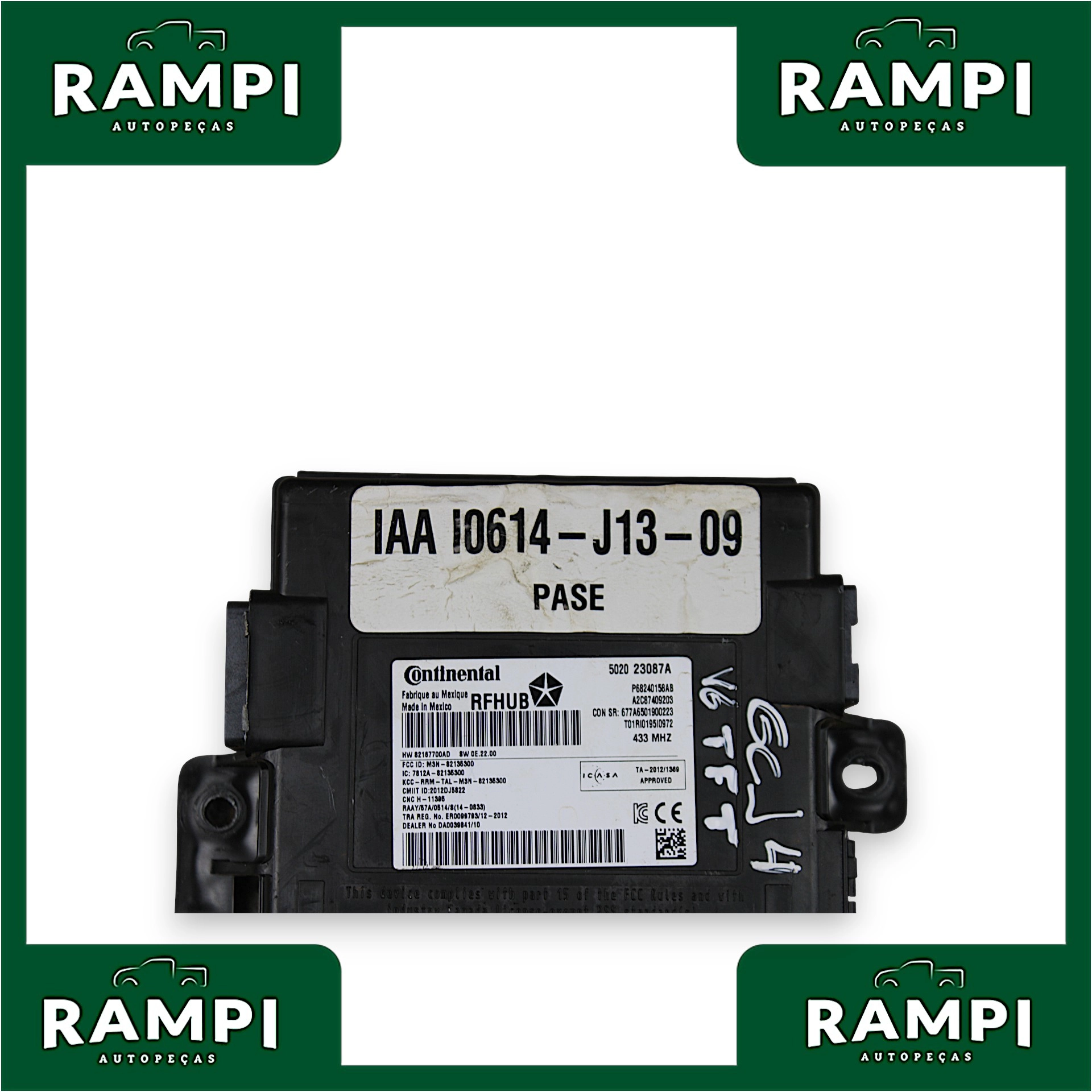 Módulo Keyless Jeep Grand Cherokee 2014 v6 3.6 502023087A